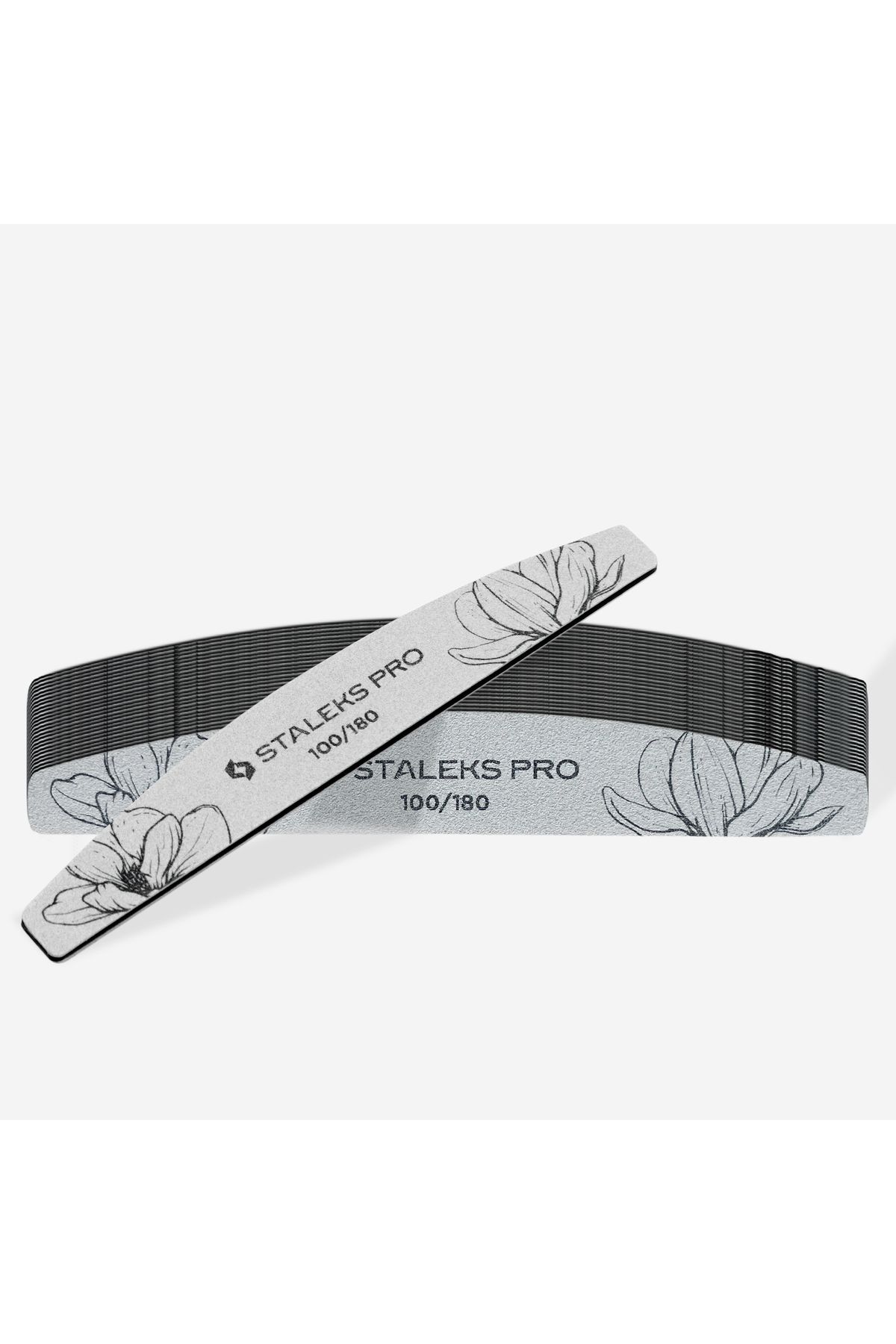 فایل ناخن کاغذی Half Moon EXPERT 40 100/180 Grit (25 قطعه) STALEKS