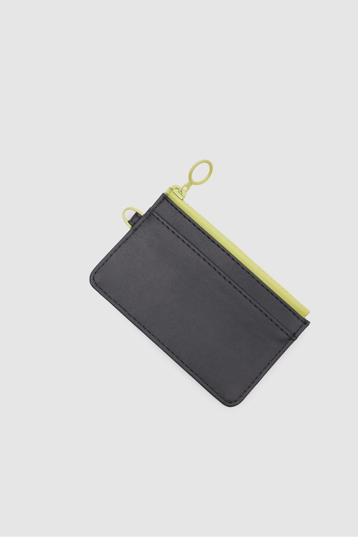 کیف پول مردانه و زنانه کارتهای سیاه رنگارنگ OL 212 OLLBAG