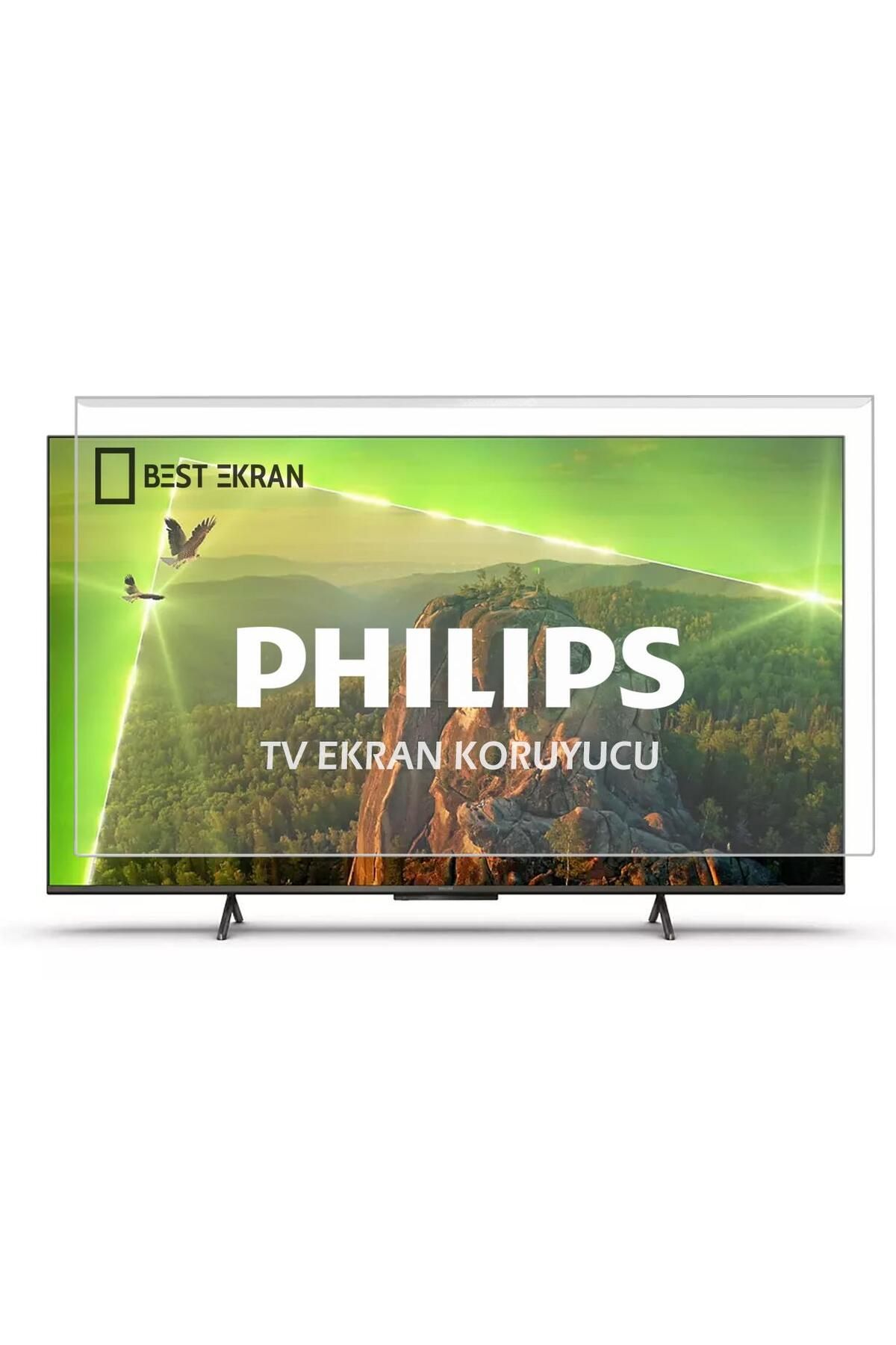 65PUS8309 TV EKRAN KORUYUCU 65 inc 164 cm 4K Ambilight K r lmaz Koruyucu effaf p