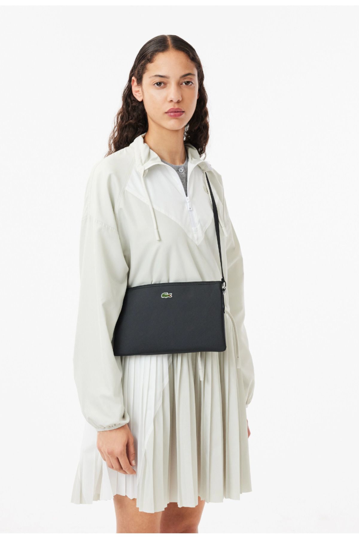Lacoste-مفهوم L.12.12 - حقيبة كروس بسحاب ذات قصة مستقيمة 6
