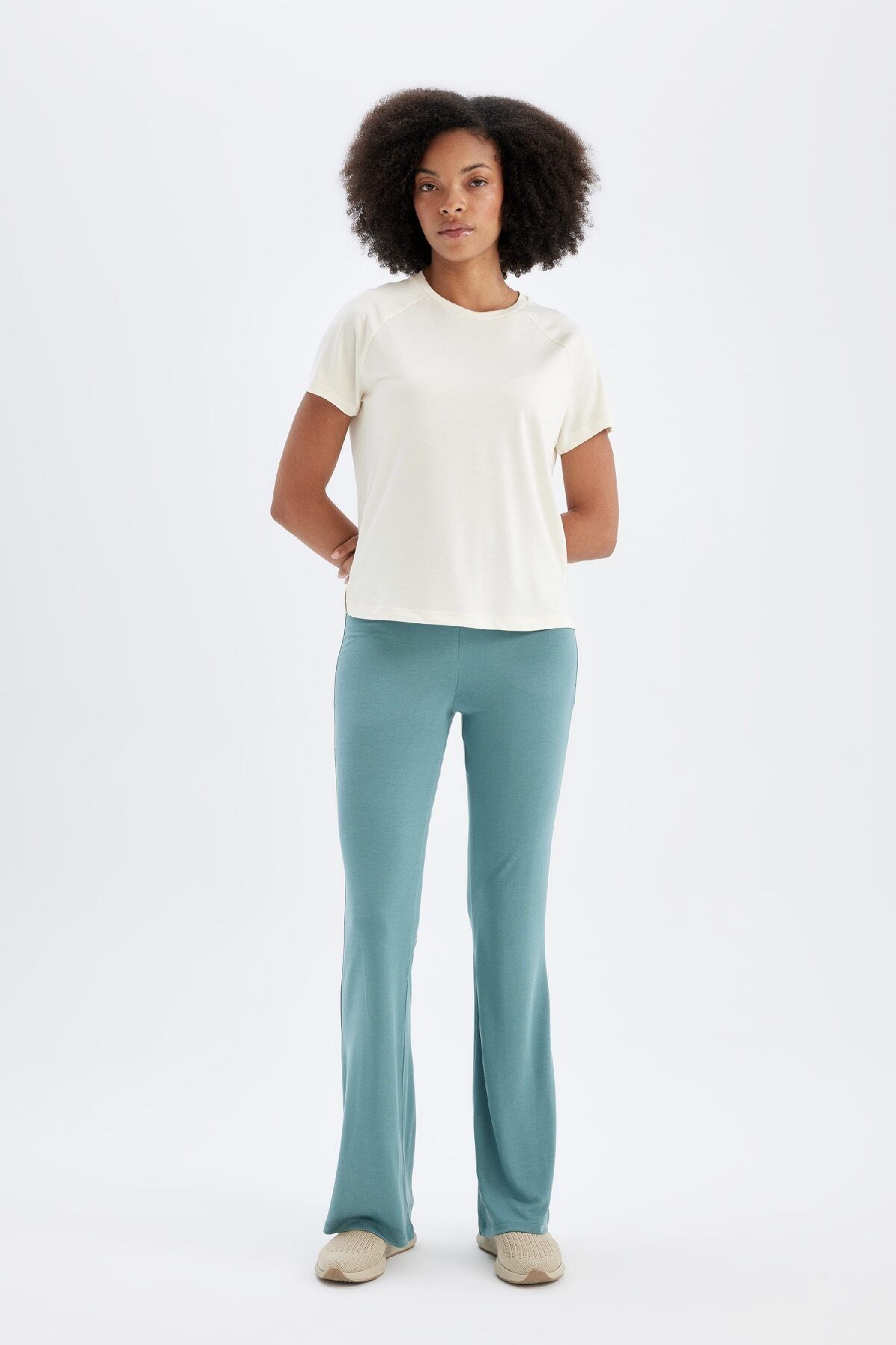 DeFactoFit Flare Leg Modal شلوار