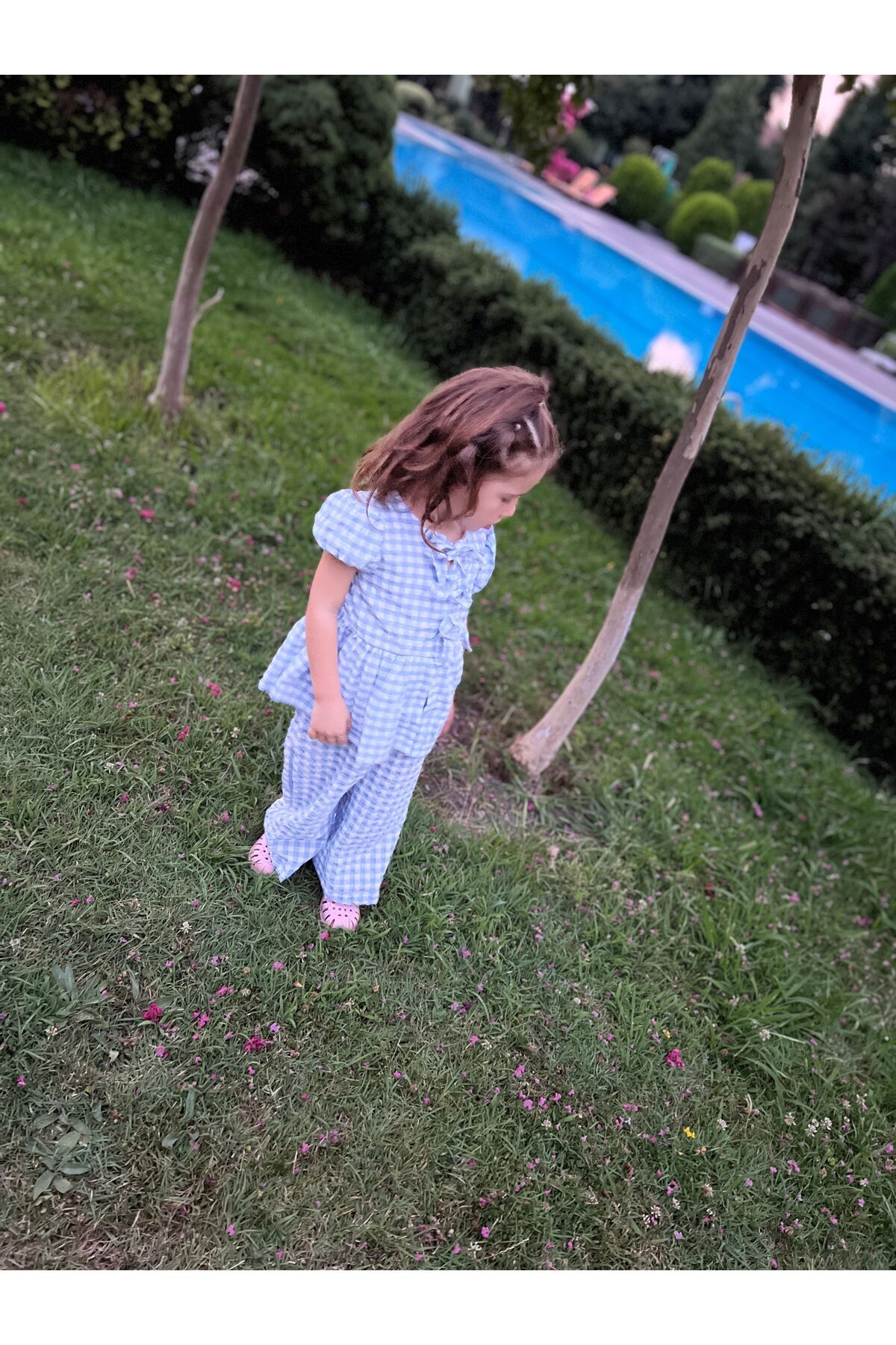 Gömlekli alt üst takım kız çocuk