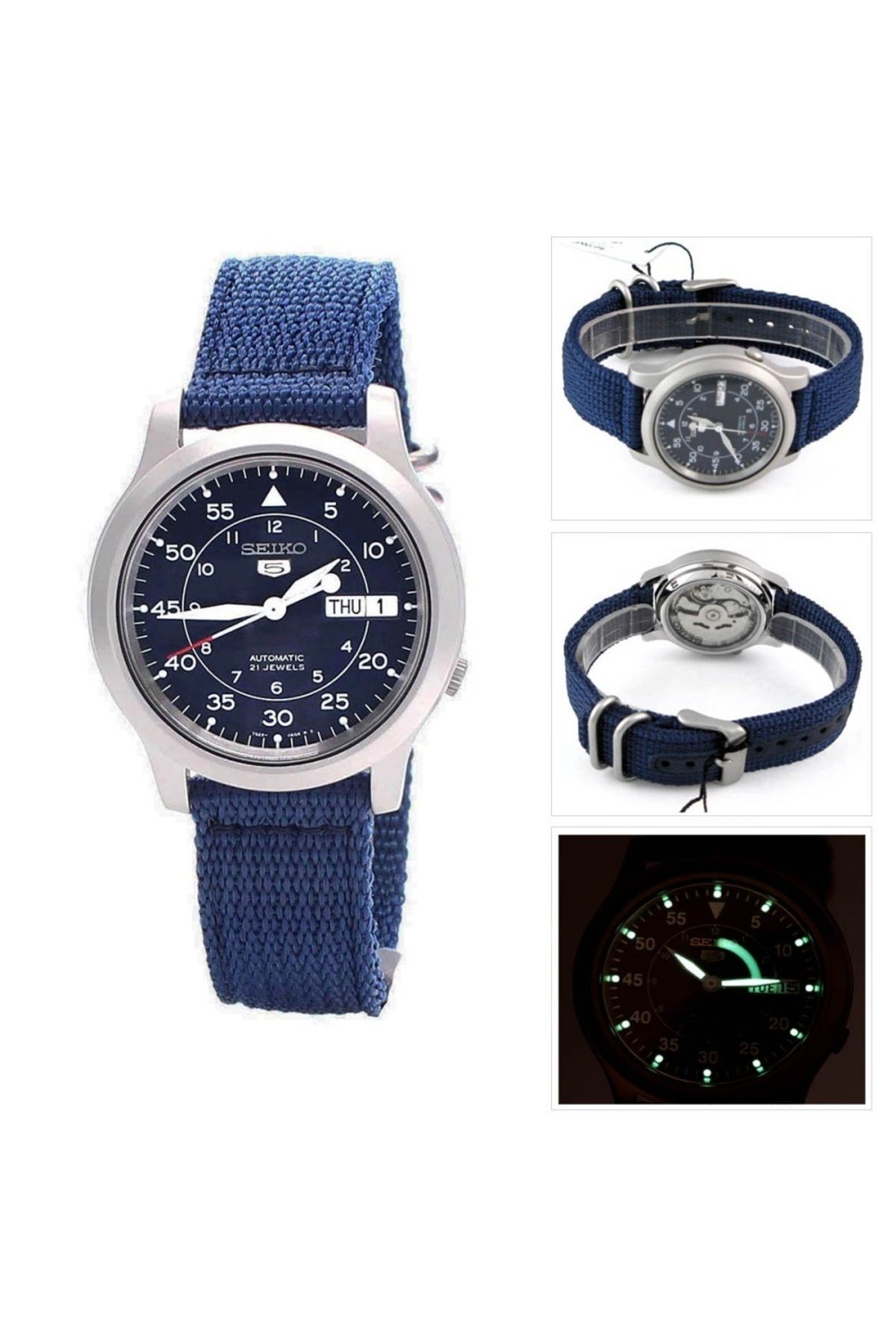 Seiko Snk807k2 Military Otomatik Erkek Kol Saati Erkek Aksesuar