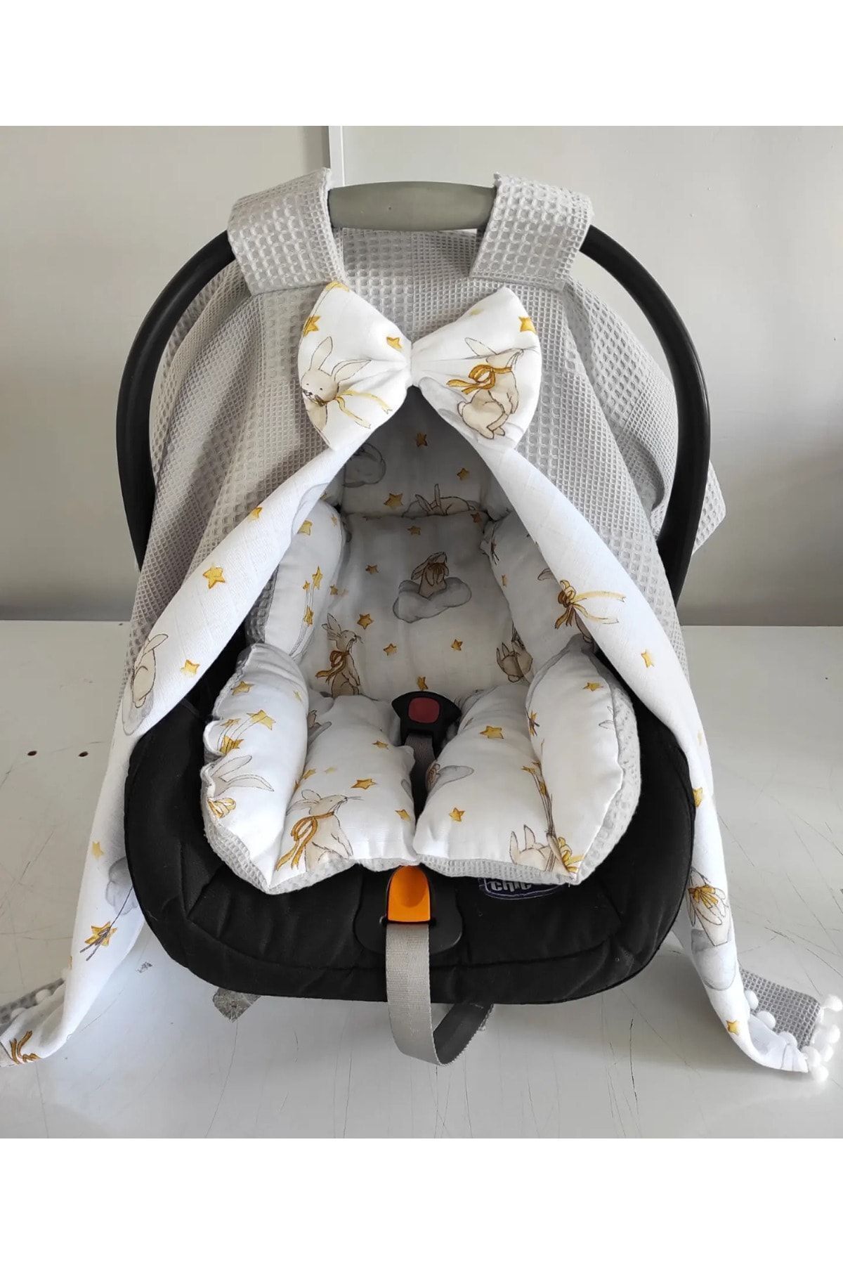 Azra design Puset örtüsü ve puset minderi fotoğrafı 2 (önizleme)