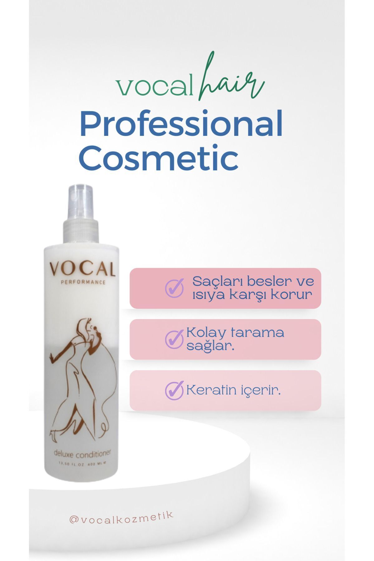 Vocal Fön Suyu 400 ml