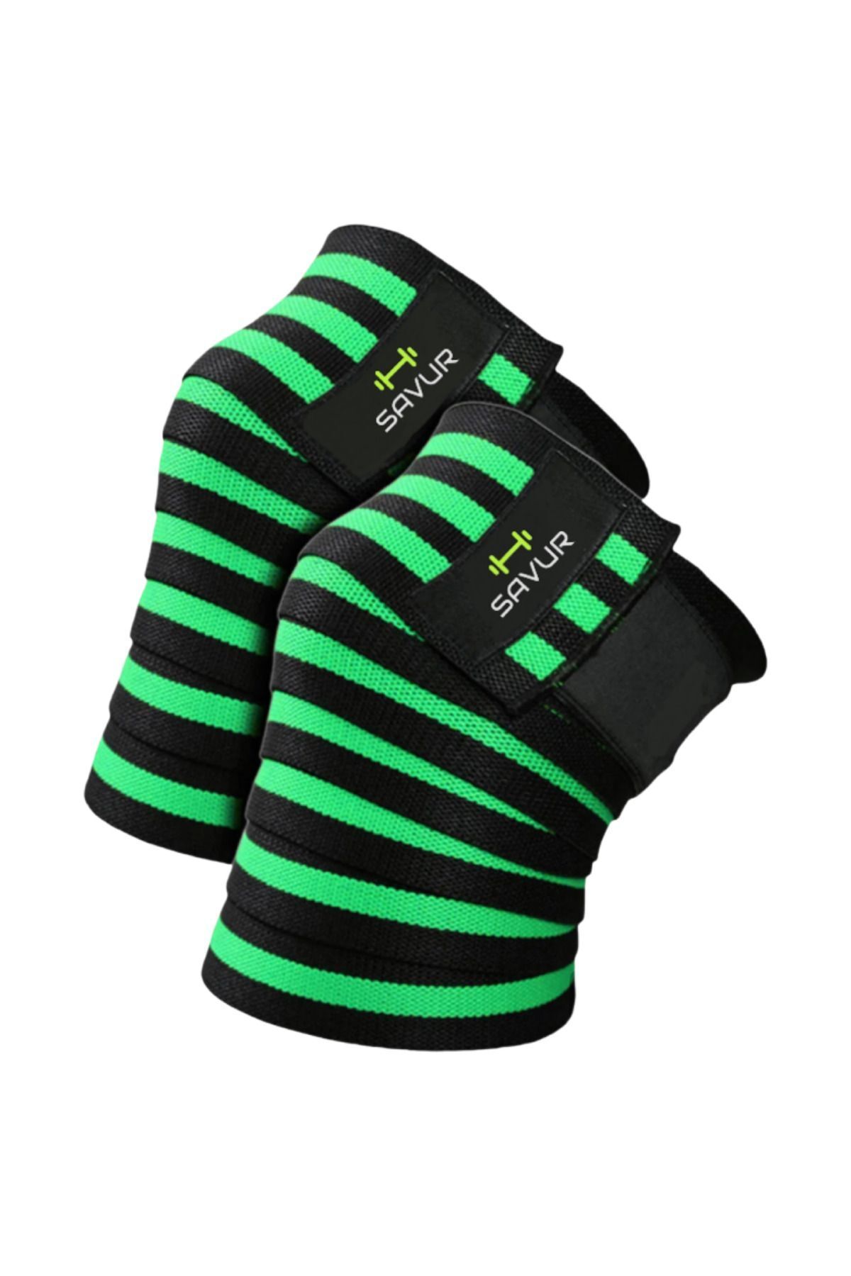 SAVUR Pro Knee Wraps - Diz Bandajı - Crossfit Ağırlık Dizliği 2'Lİ