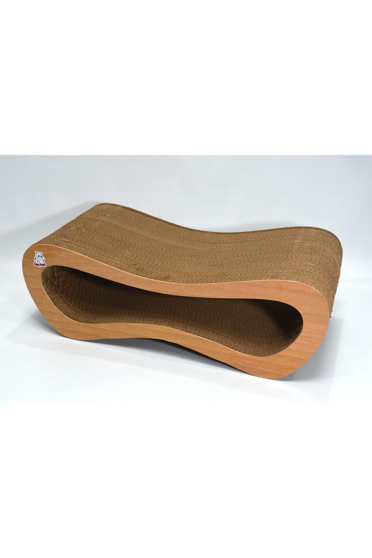 Lazy Paws-Cat Scratching Sofa – Cardboard Scratching – Horizontal Scratching - Medium (51X24X17 cm) - Wood 3