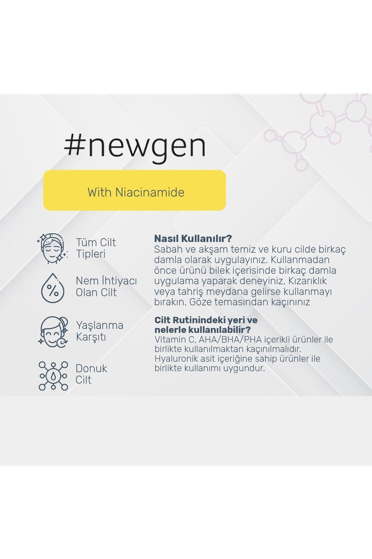 سرم سفت کننده و احیا کننده منافذ نیاسینامید 30 میلی لیتر NewGen