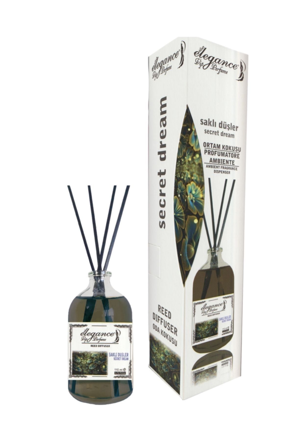 Saklı Düşler Reed Diffuser Bambu Çubuklu Oda Kokusu 110 ml