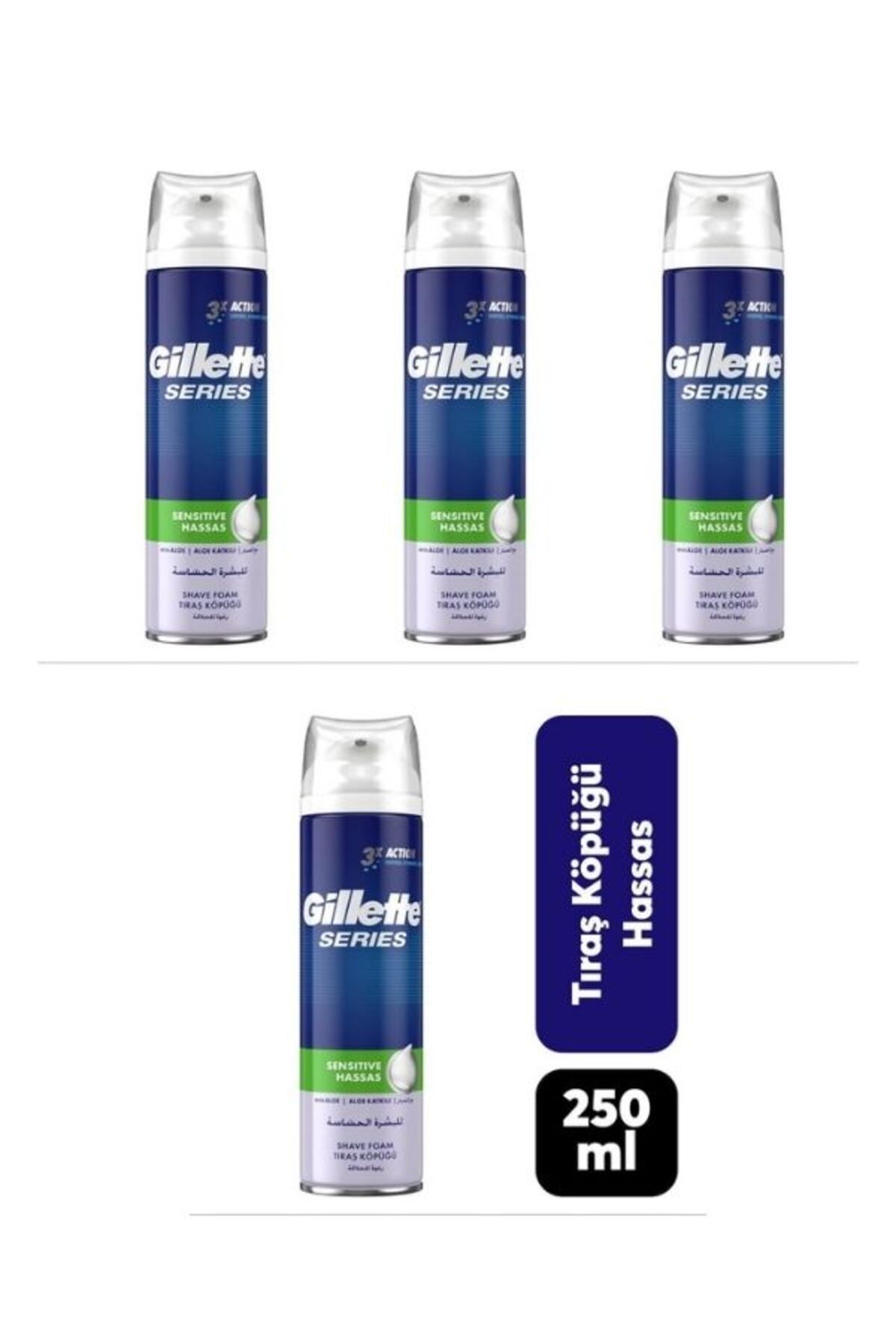 Tıraş Köpüğü Hassas 250ml x 4 Adet