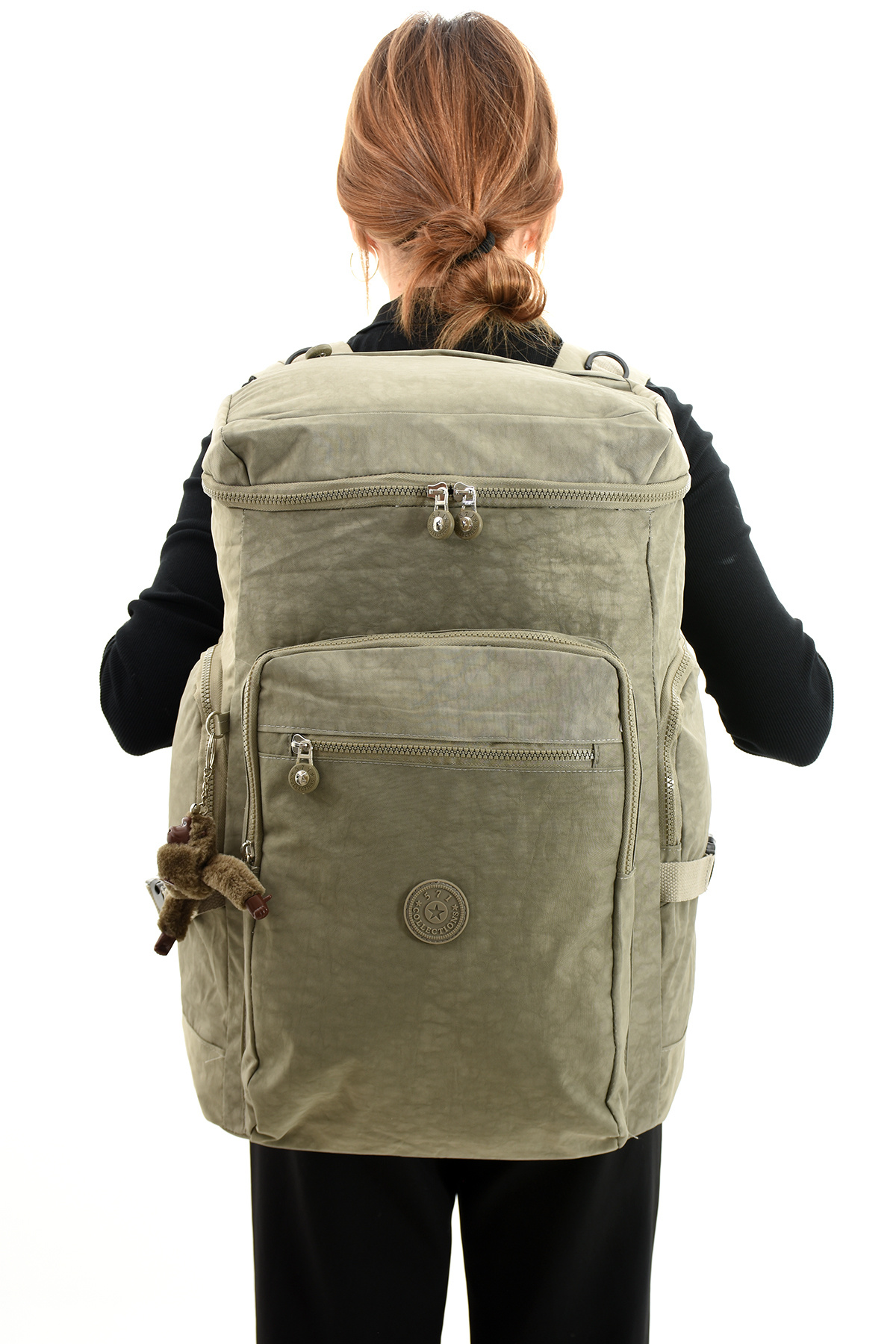 کوله پشتی زنانه قهوه ای Çanta Trend | 571-7D اورجینال - تصویر 7