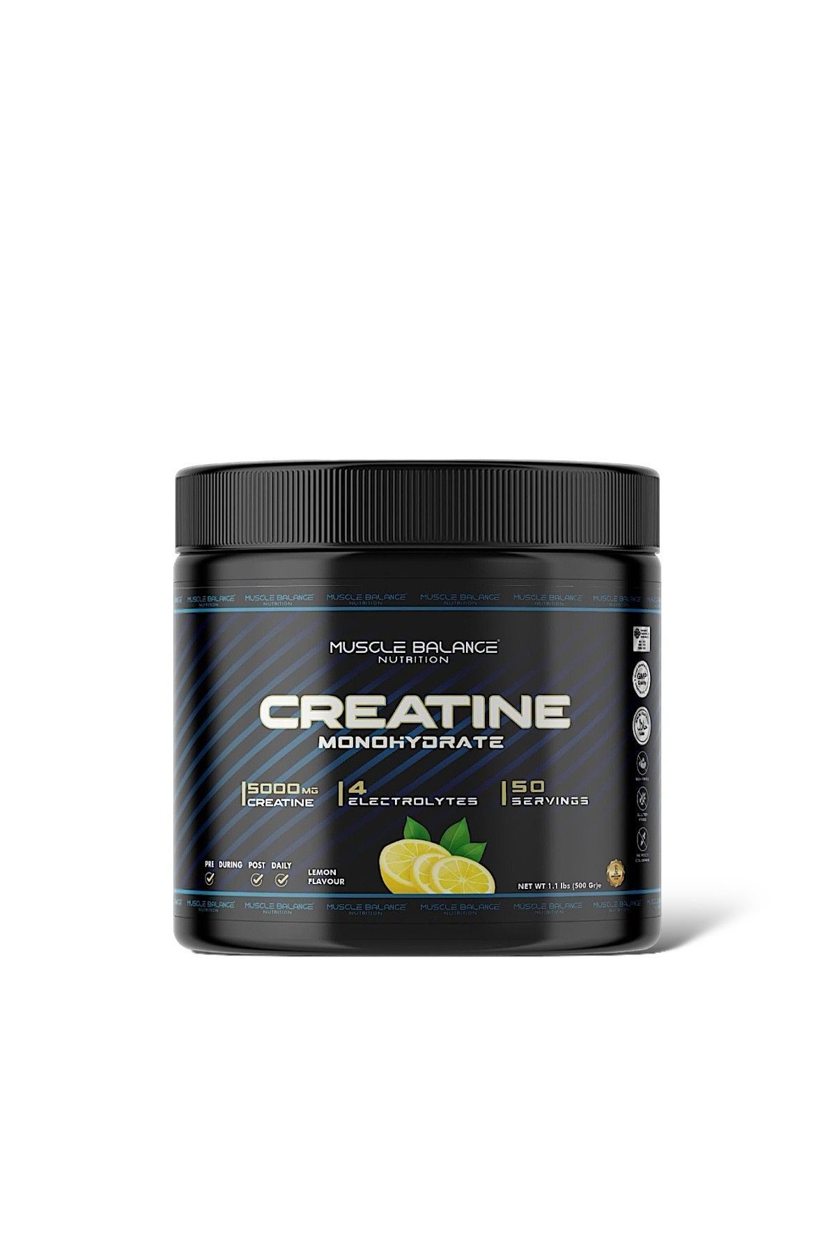 muscle balance nutrition CREATİNE MONOHYDRATE 500GR 50 SERVİS