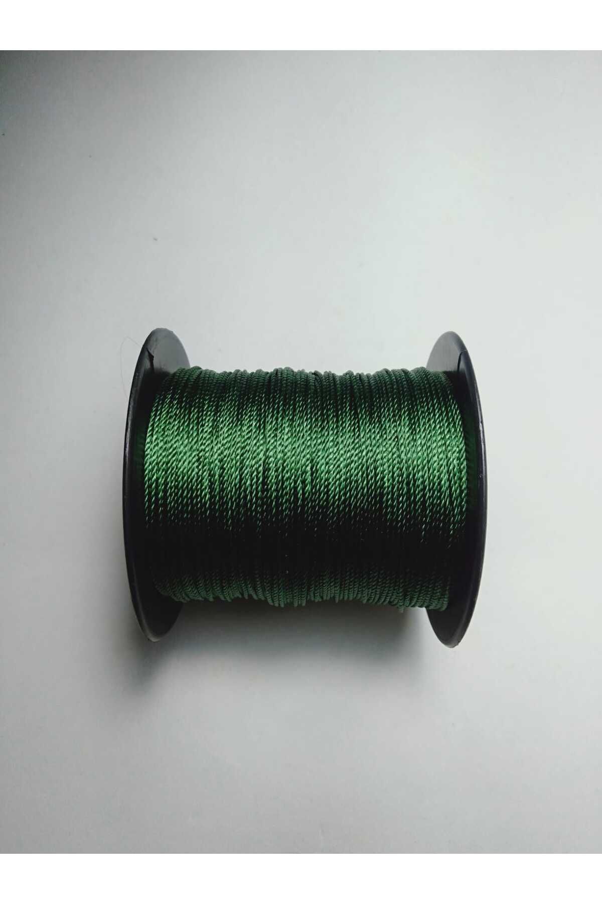 0.8 Mm 100 Metre Tesbih İpi Yeşil Renk
