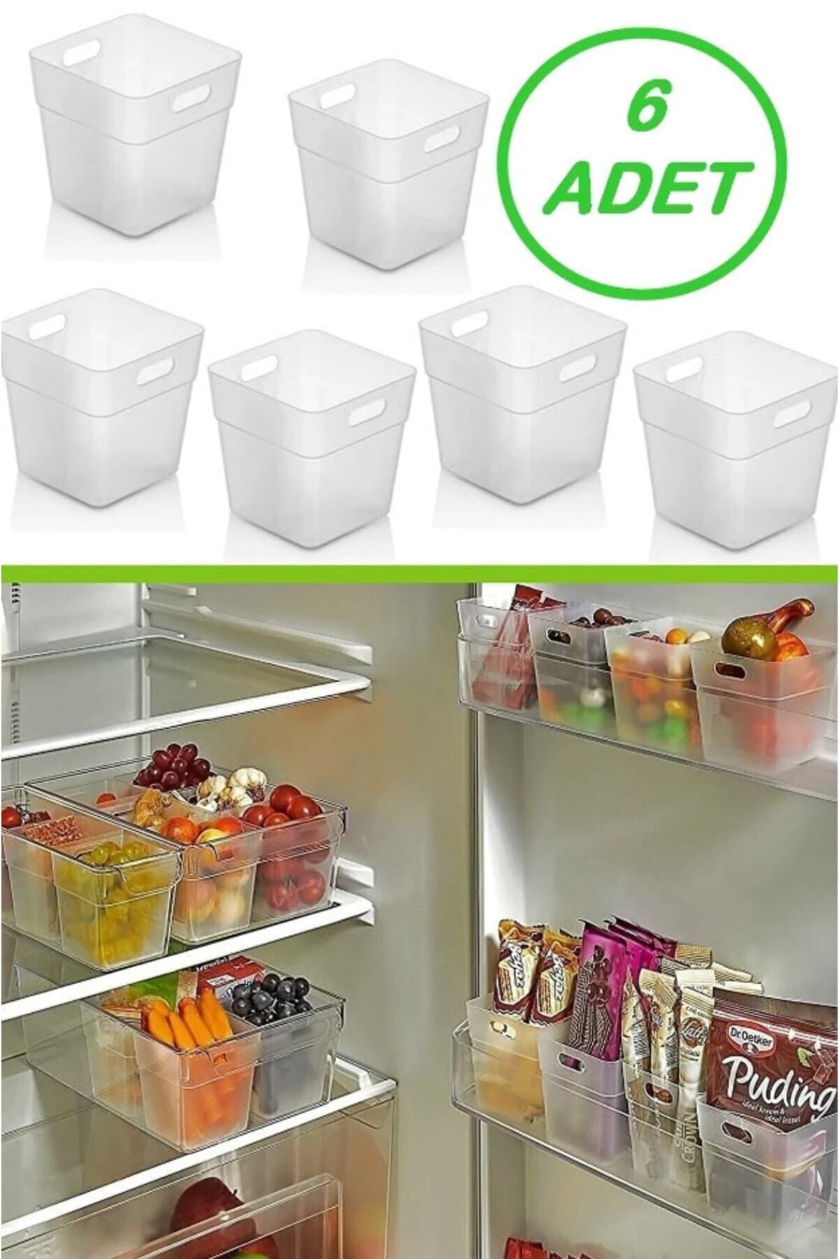 Hilamingo Home-Set de 6 cutii de organizare pentru frigider și organizator în ușă 1