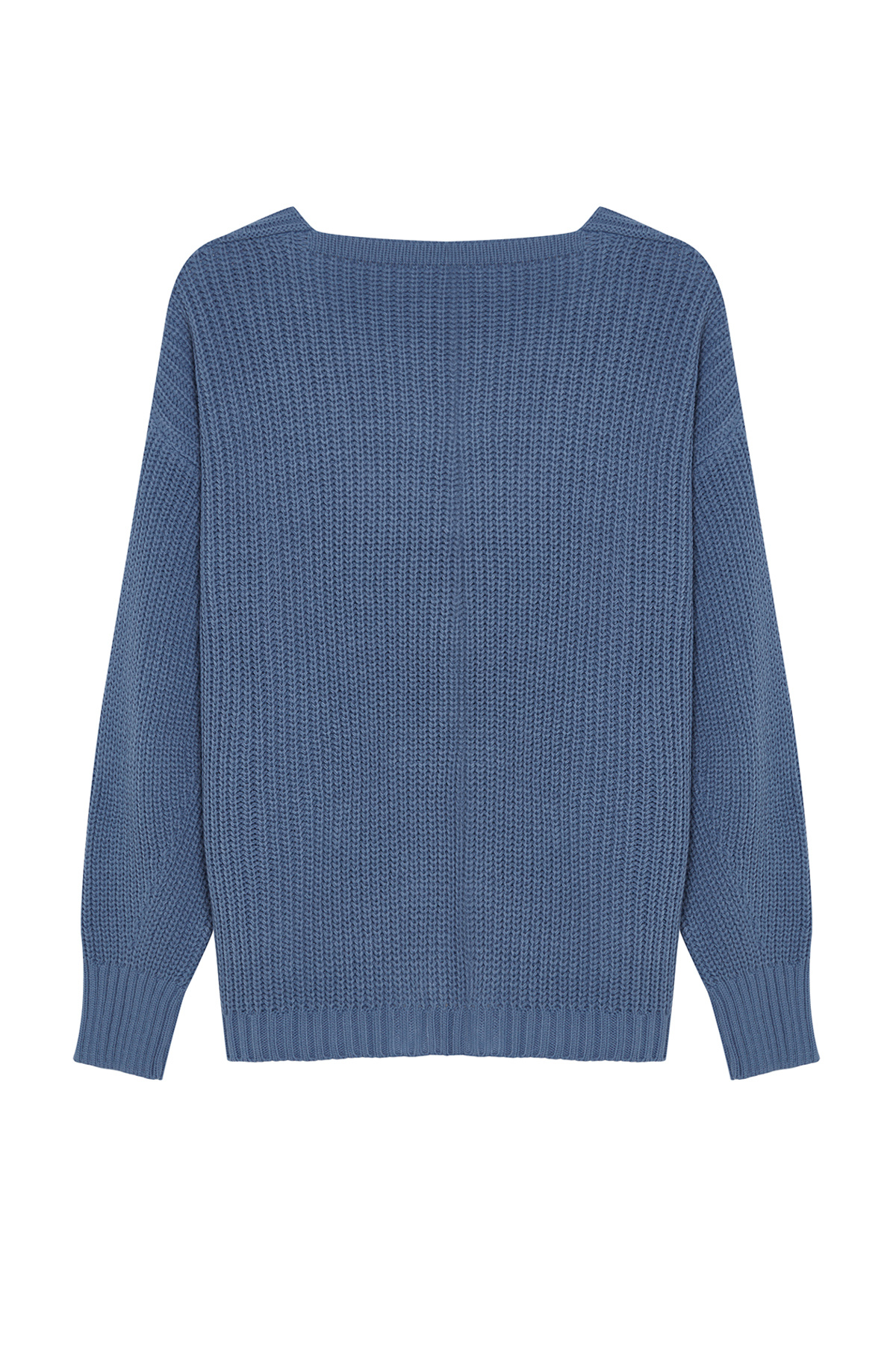 Trendyolmilla  Indigo Couple Basic V Yaka Triko Hırka TWOAW24HI00383 - Görsel 8