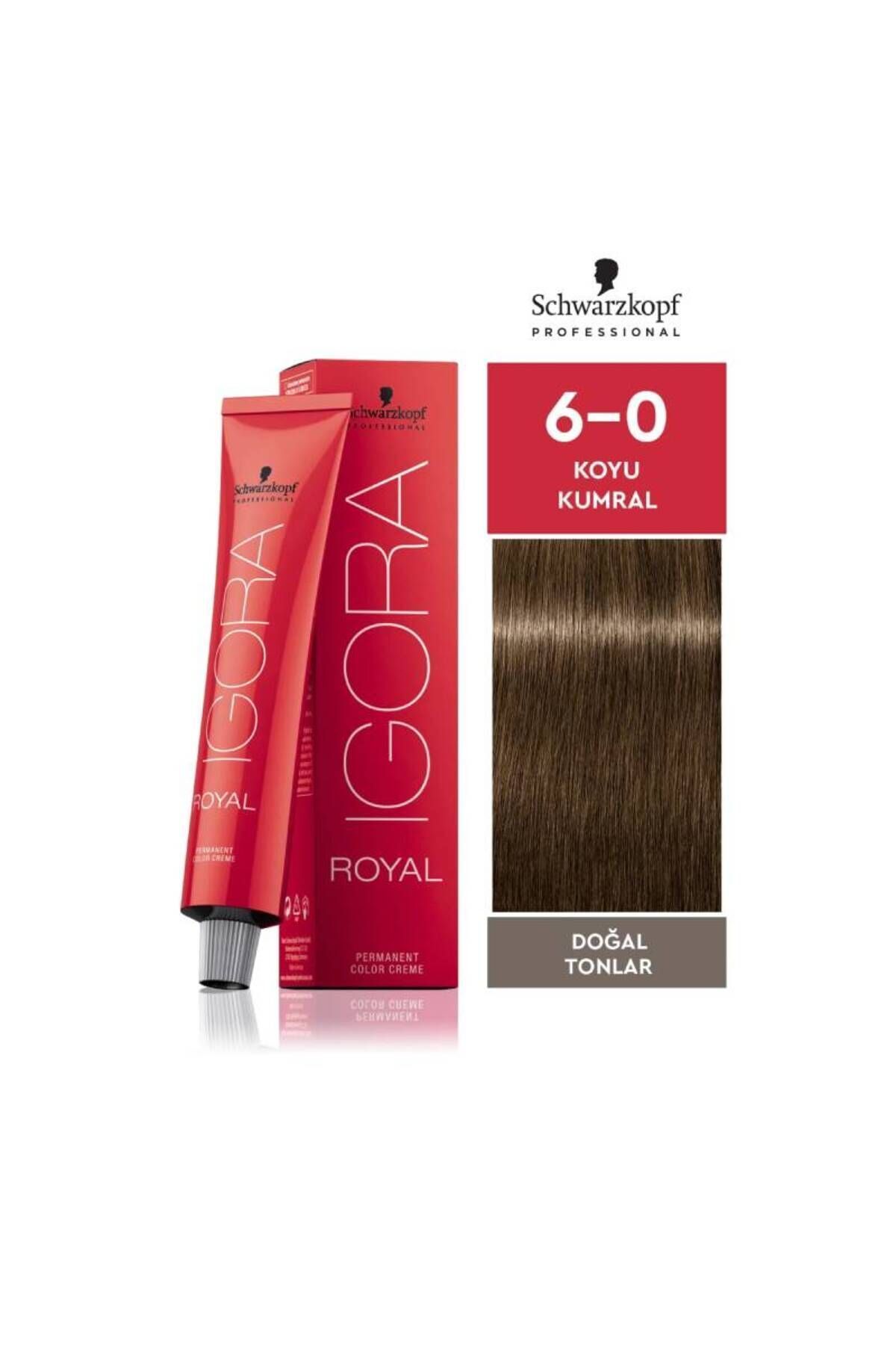 Igora Royal Natural Tones 6-0 Dark Aburn 60ml Igora