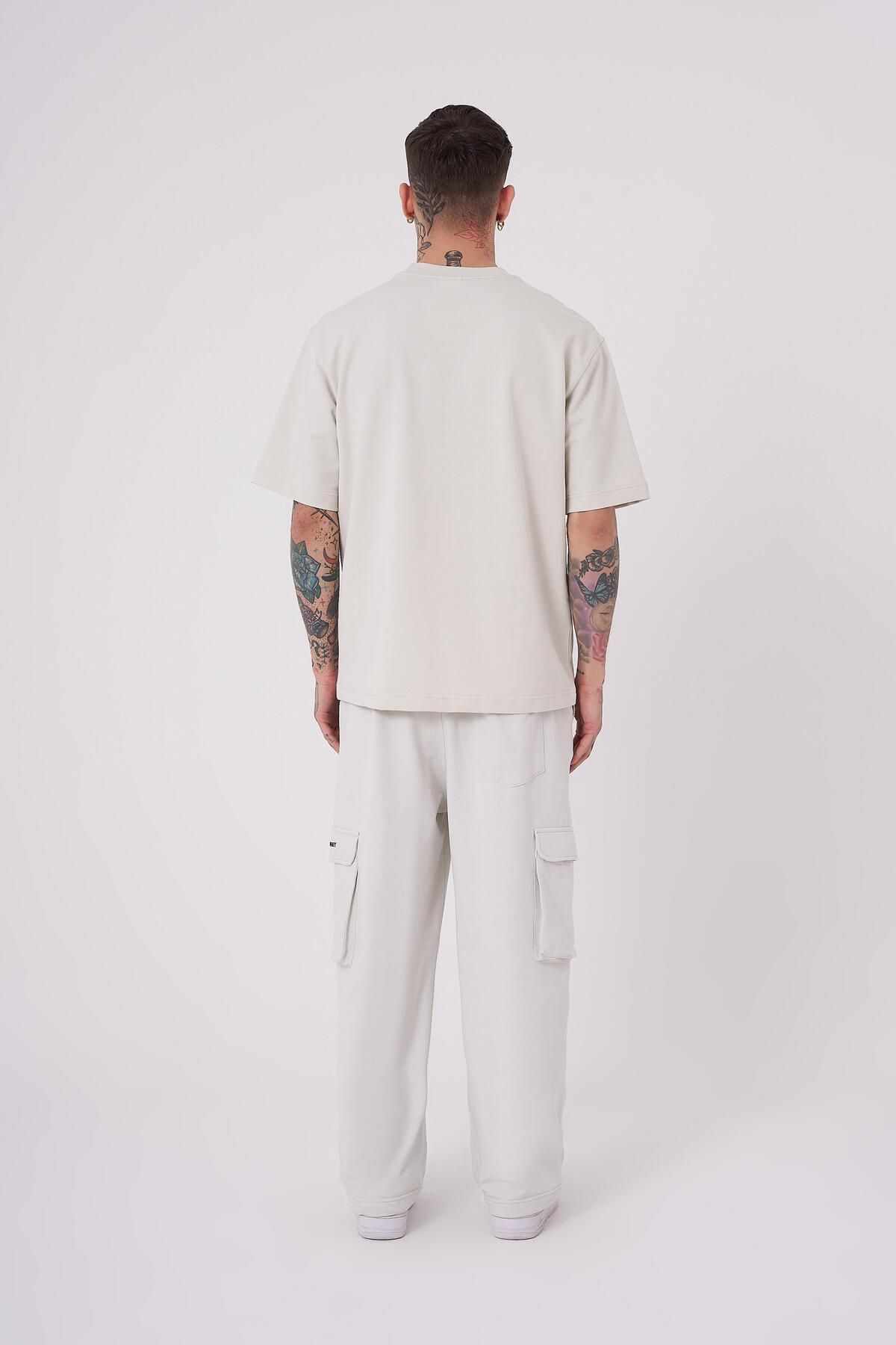 Machinist-Ανδρικό μπλουζάκι No Name Basic Relaxed Grey 2