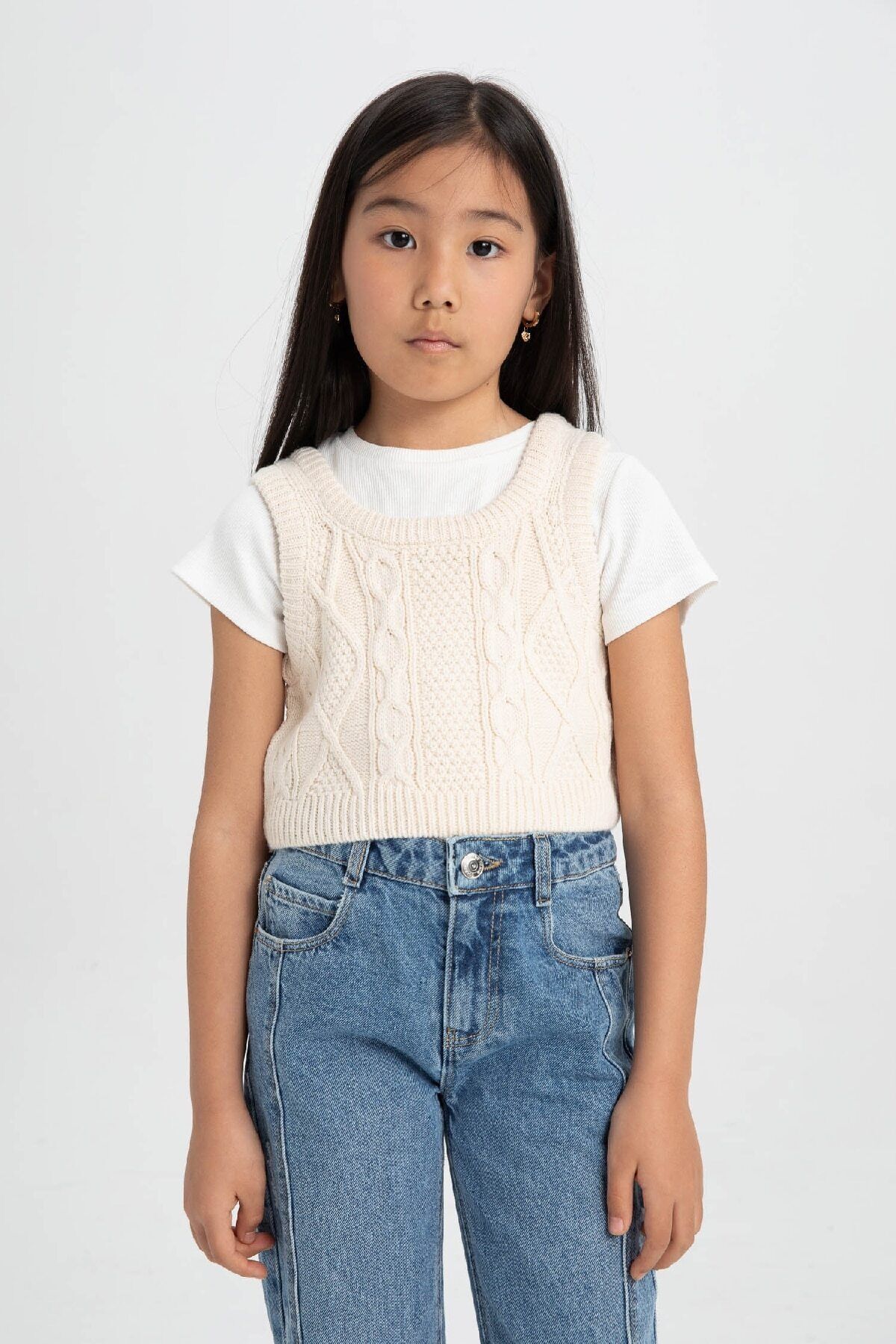 ژاکت دخترانه دفاکتو | C6931A824AU Defacto - Image 3