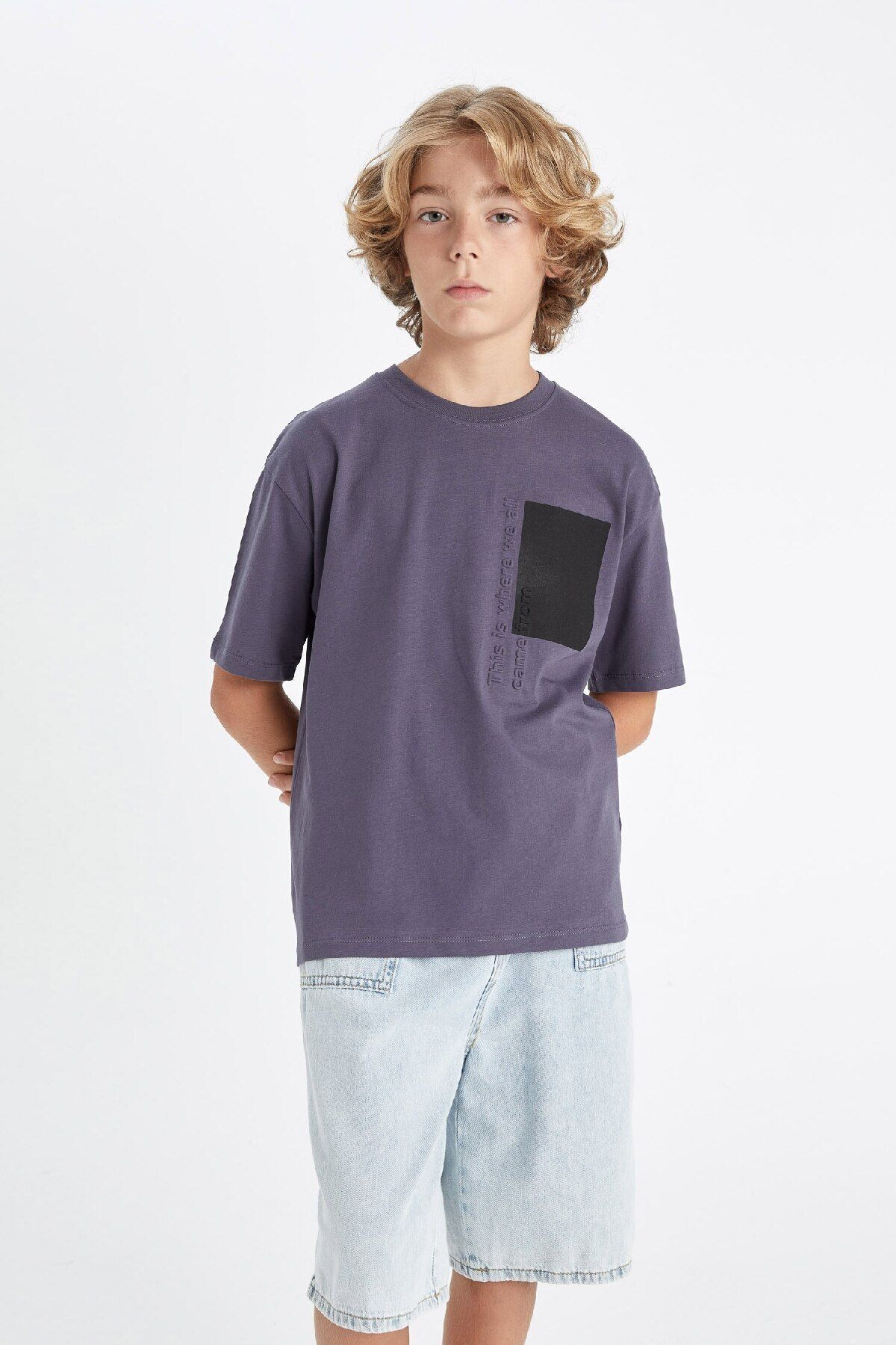 تی شرت پسرانه دفاکتو | D0987A824AU Defacto - Image 3