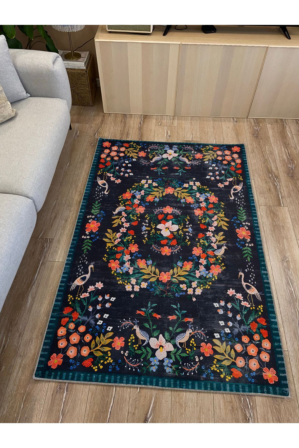 Modern Stil Laciver Tonlaronda Mars Halı Ve Kilim Salon Halısı Saçaklı Yıkanabilen Halı
