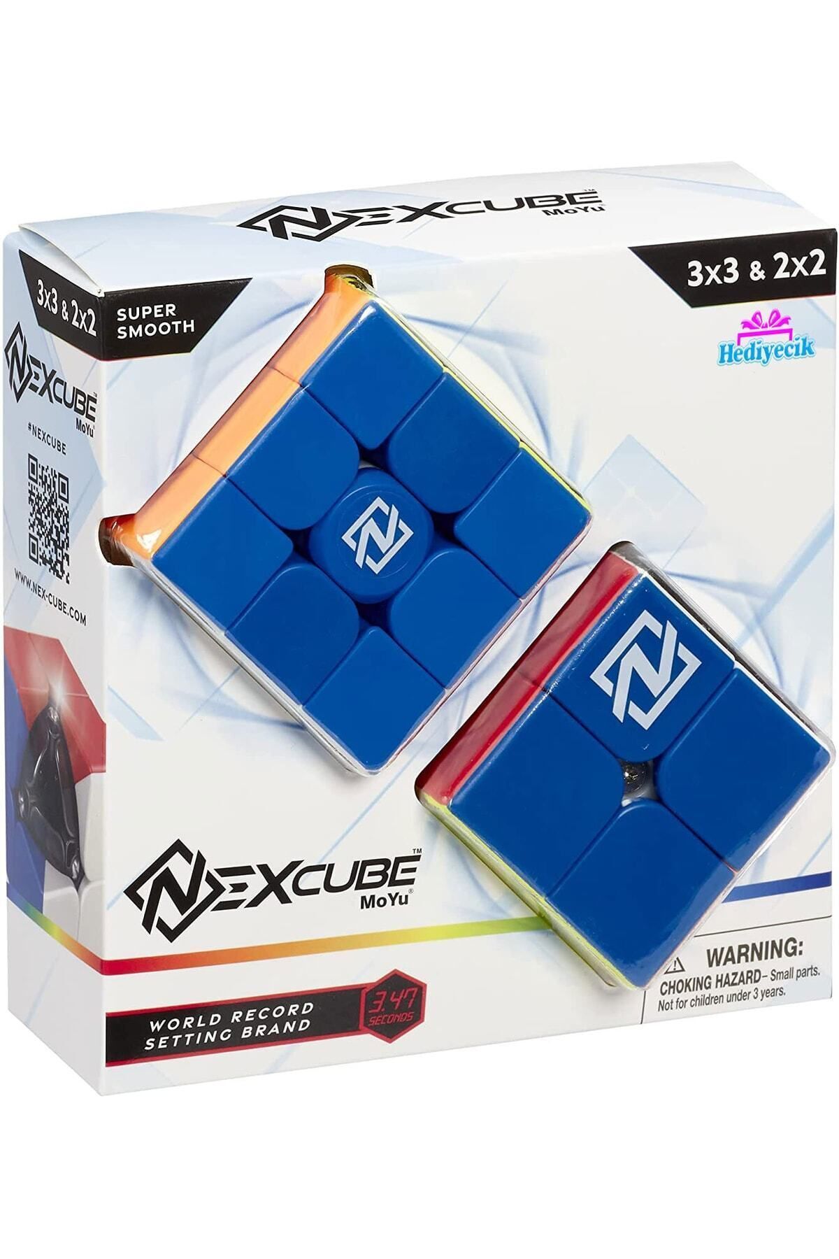 hediyecik-Nexcube Moyu Professional Cubic Cube Set - 2x2 and 3x3 Intelligence Cube 8