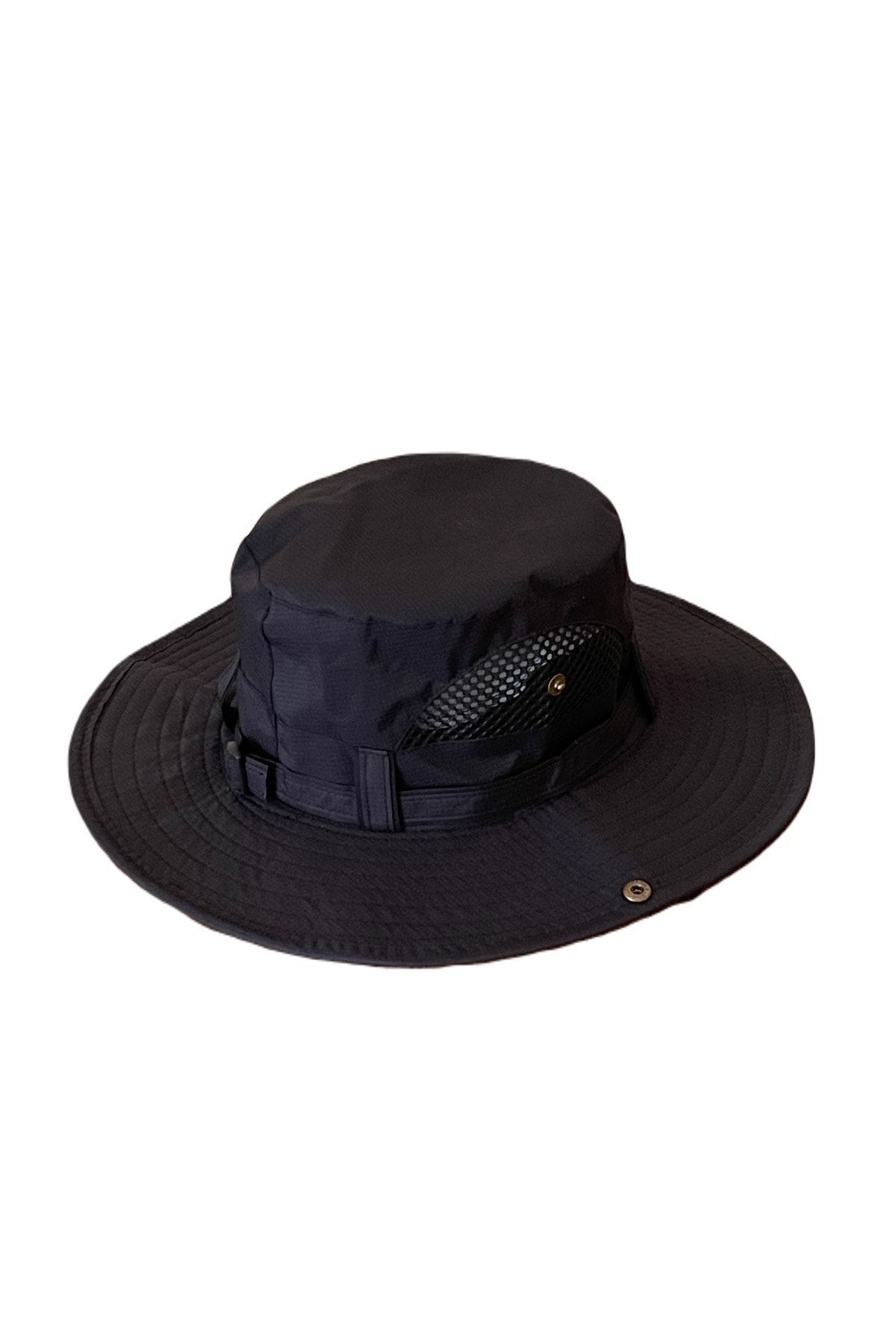 Rupen Kraft-Fully Professional Summer Safari Trilby Mesh Cowboy Hat with Bandana Combination 3
