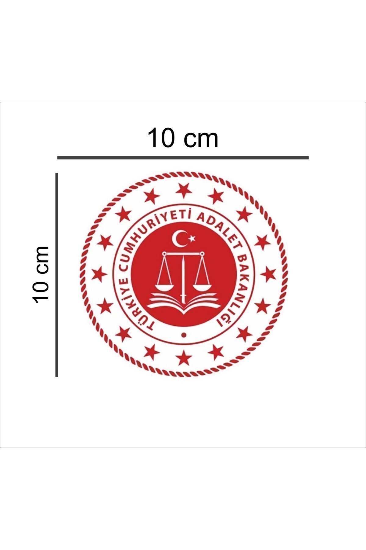 Genel Markalar Adalet Bakanlığı Araç Logo Sticker