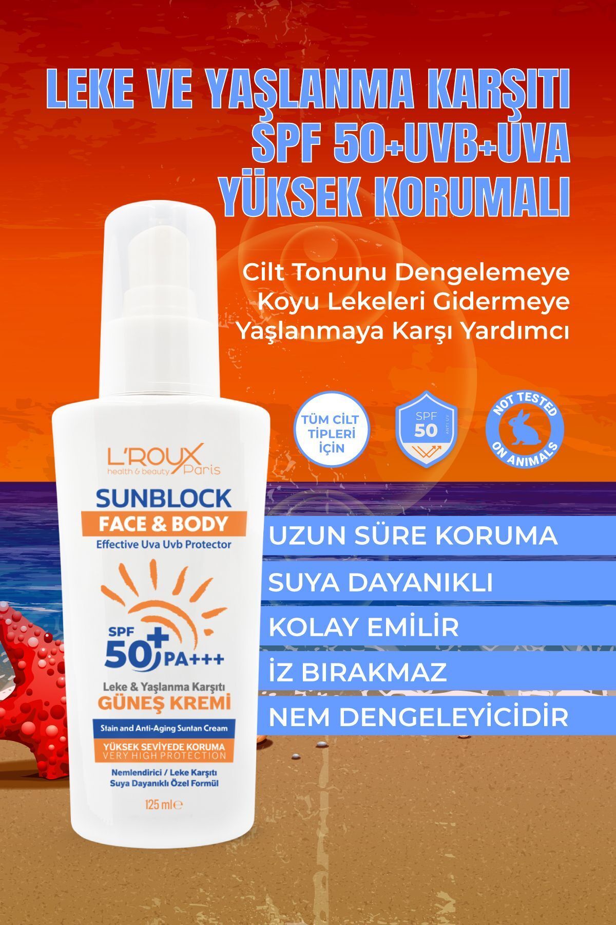 ست ضد آفتاب   L'roux health & beauty | 8418 اورجینال - تصویر 3