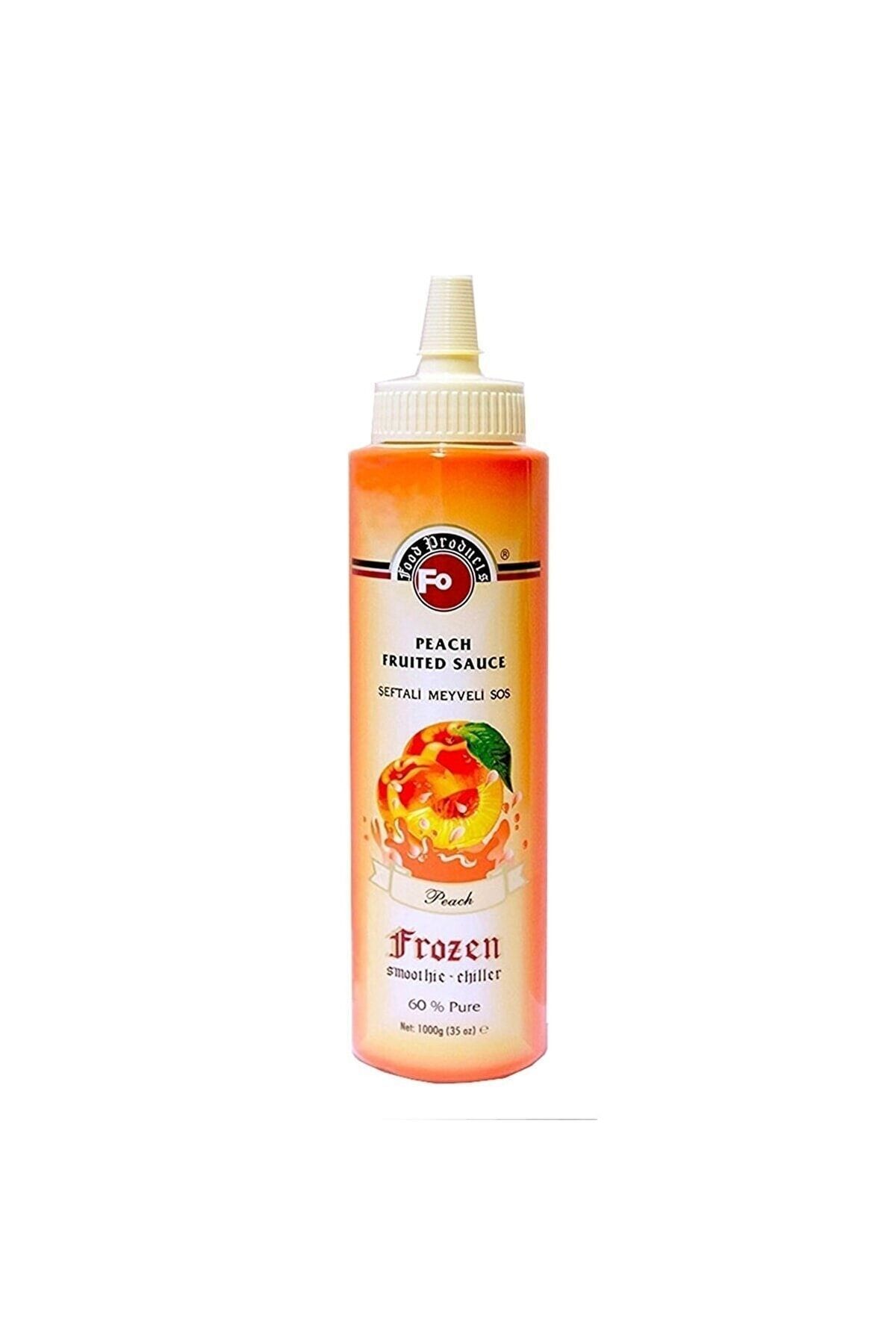 FO Şeftali Meyveli Sos %60 Gerçek Meyve Püresi 1000 Gr