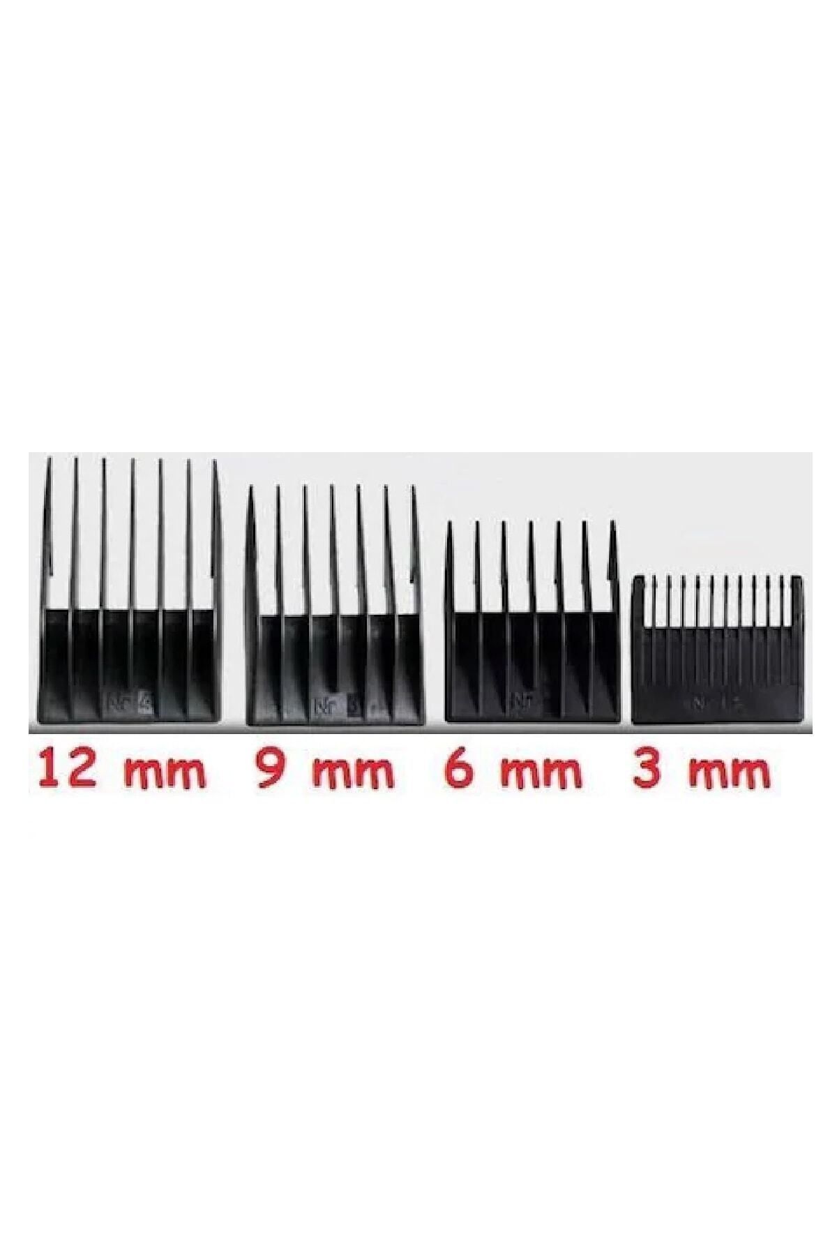 Moser-طقم مشط قطع 1400 عدد 1,2,3,4 2