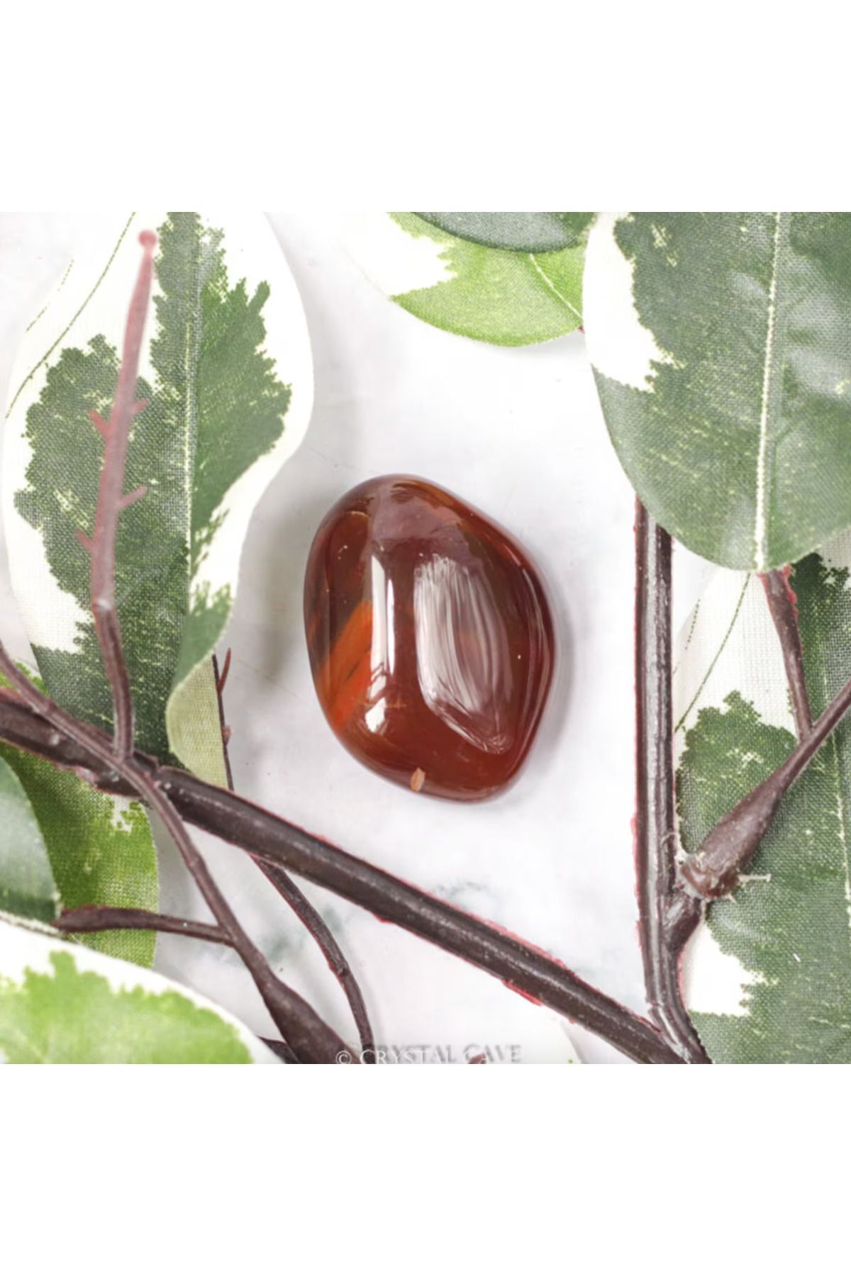 Mystic Energy 1adet Cüzdan Boy Tamburlanmış Doğal Akik Dayanıklık Taşı | Hediyelik Doğaltaş