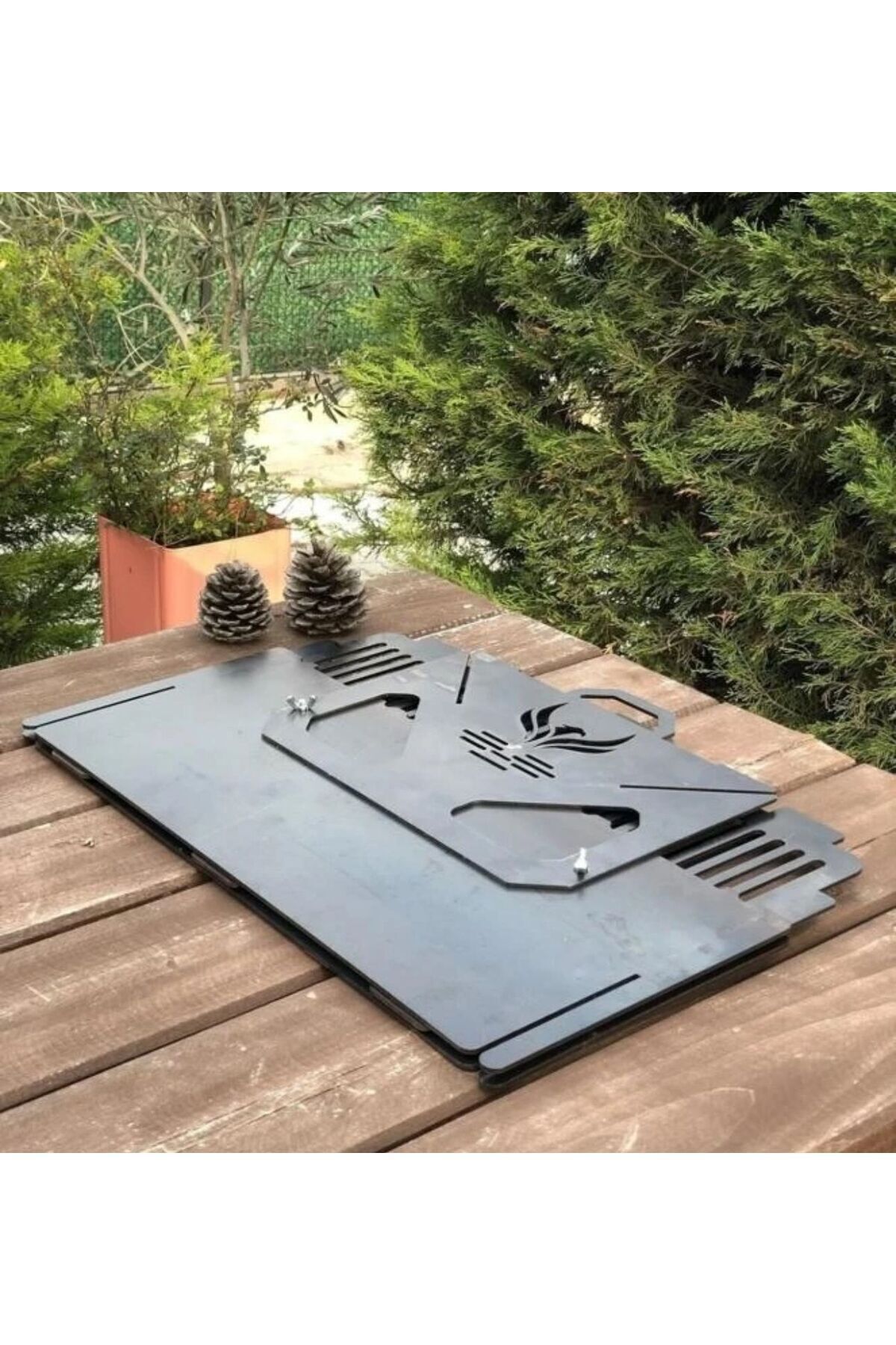 WiseGrill Taşınabilir Çantalı Metal Mangal Kolay Kurulum Ve Portatif WiseDec V7 4