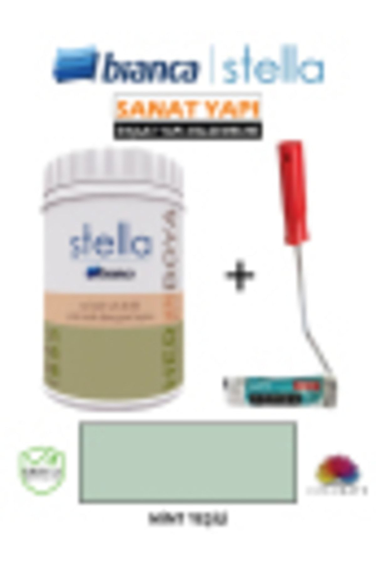 Stella Water Based Acrylic (paint+ Decor Velvet Roll with Handle)
