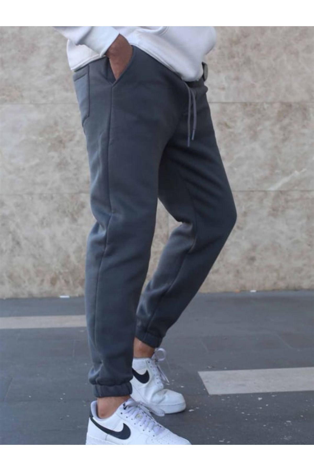 YAKAMEL Unisex Füme Ob Comfort Eşofman Altı