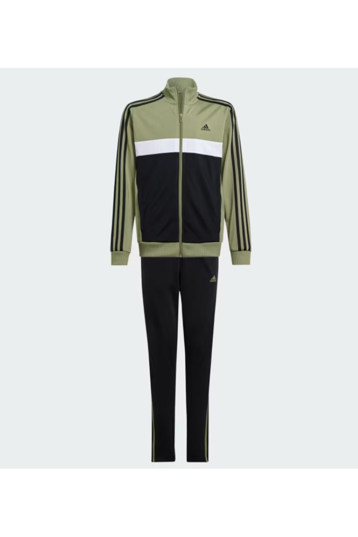 Boys khaki adidas tracksuit deals