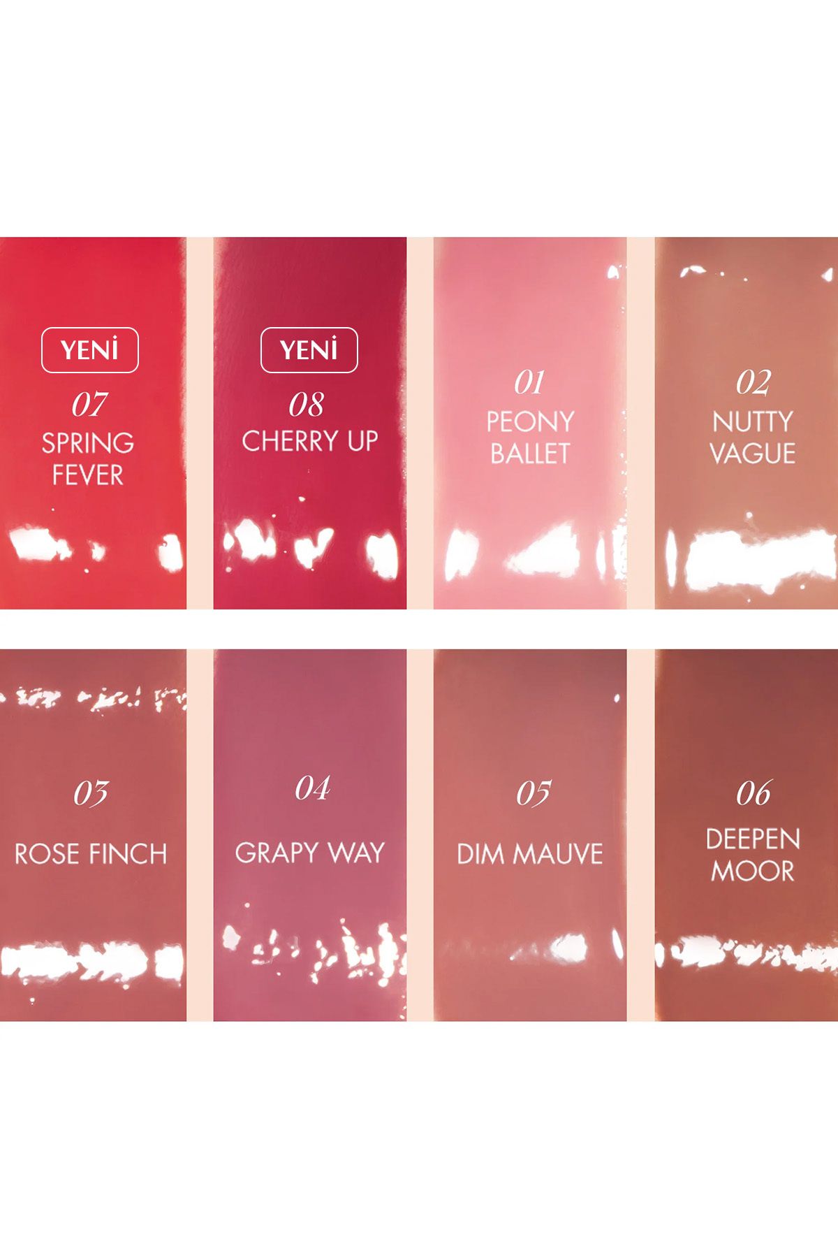 Romand-Vegan Lip Gloss - Plump Look, Glasting Color, Providing -05 Dim Mauve 6