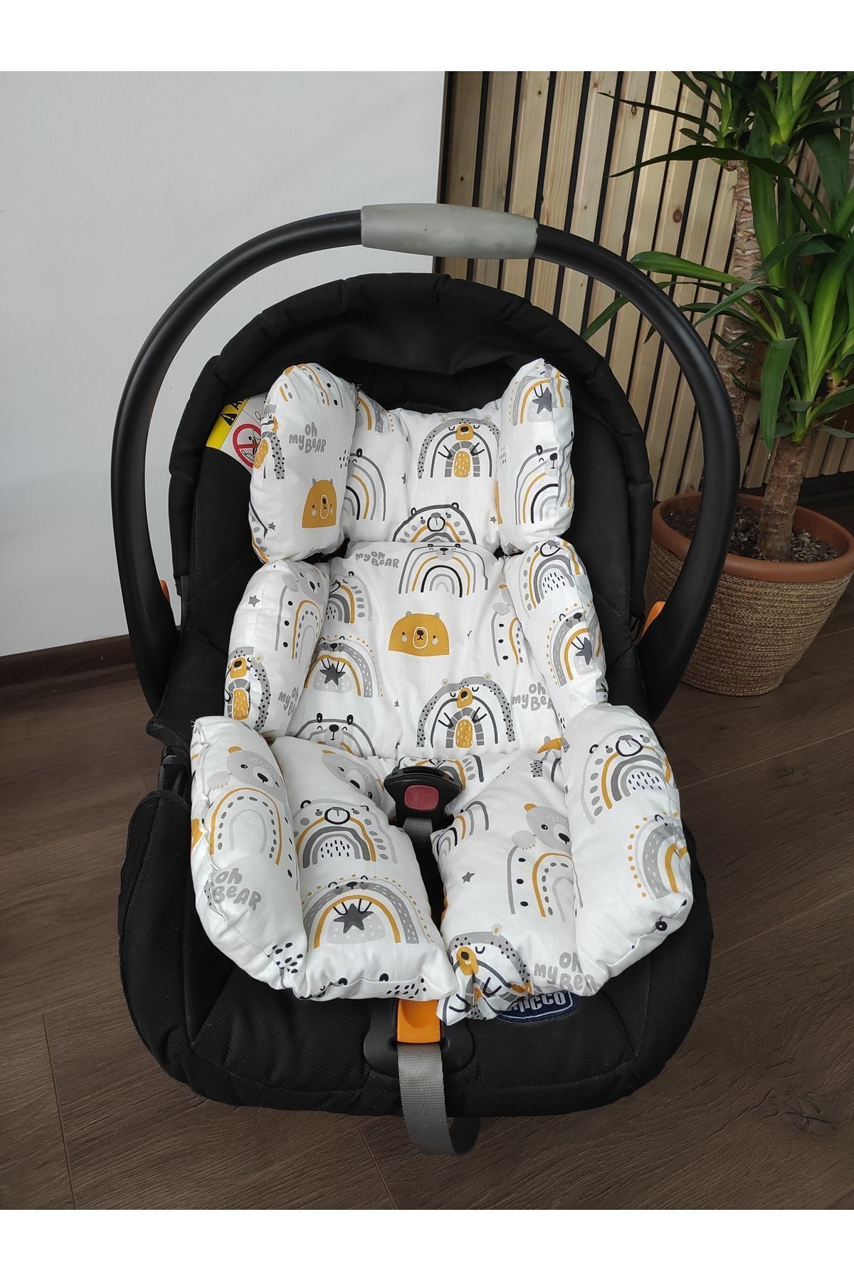 TYD BABY Wafel Pike Çift Kat Puset Örtüsü Ve Minderi fotoğrafı 3 (önizleme)