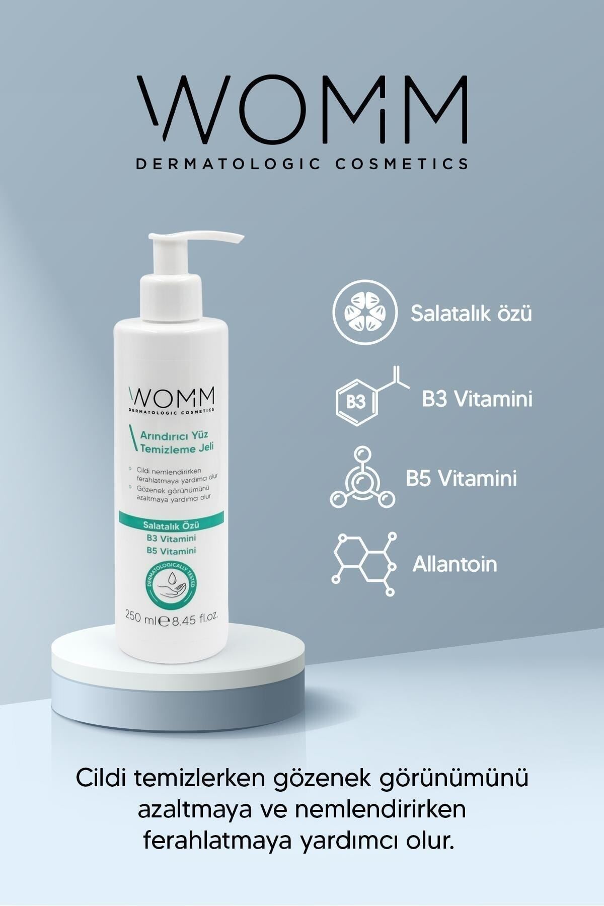 پاک کننده صورت   WOMM COSMETICS | 153.WOM.00015 اورجینال - تصویر 3