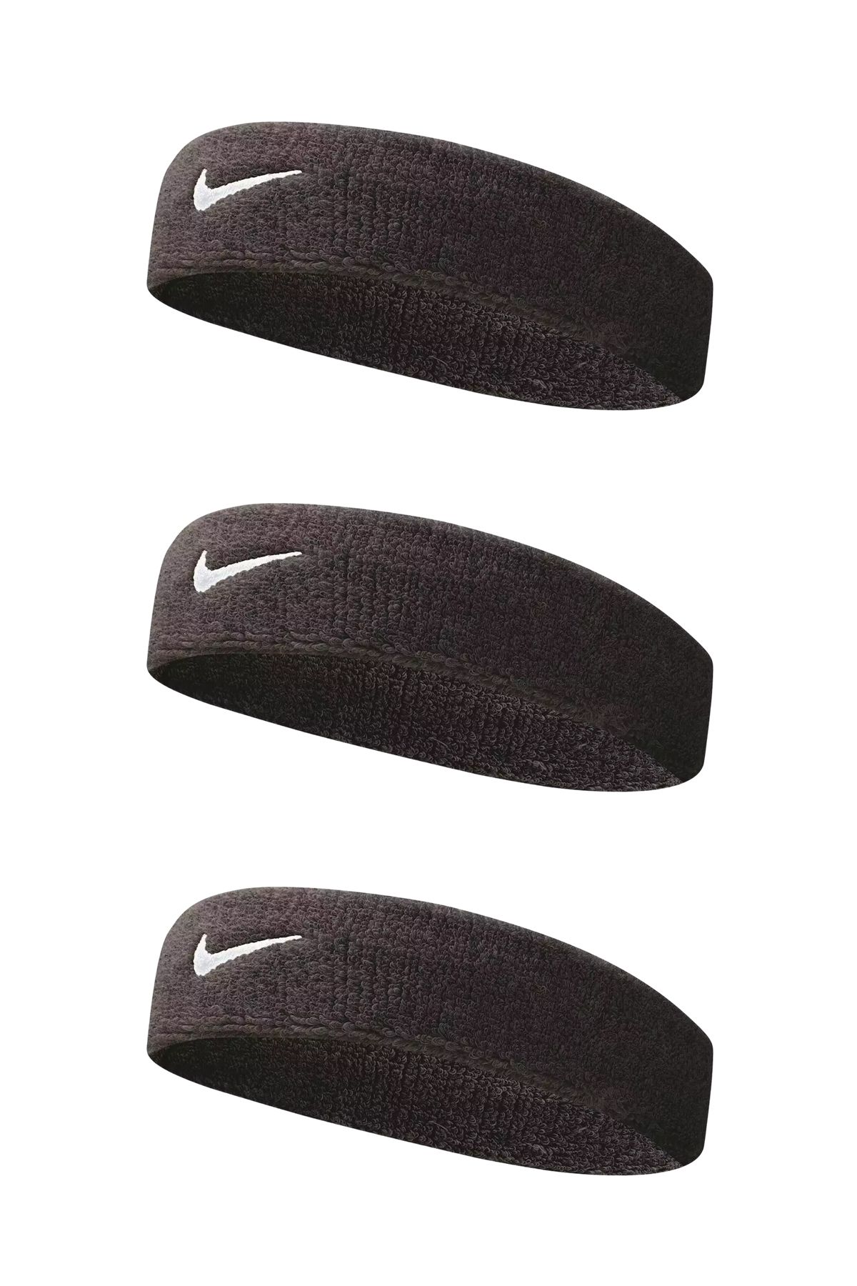 Nike Unisex Siyah Havlu Saç Bandı