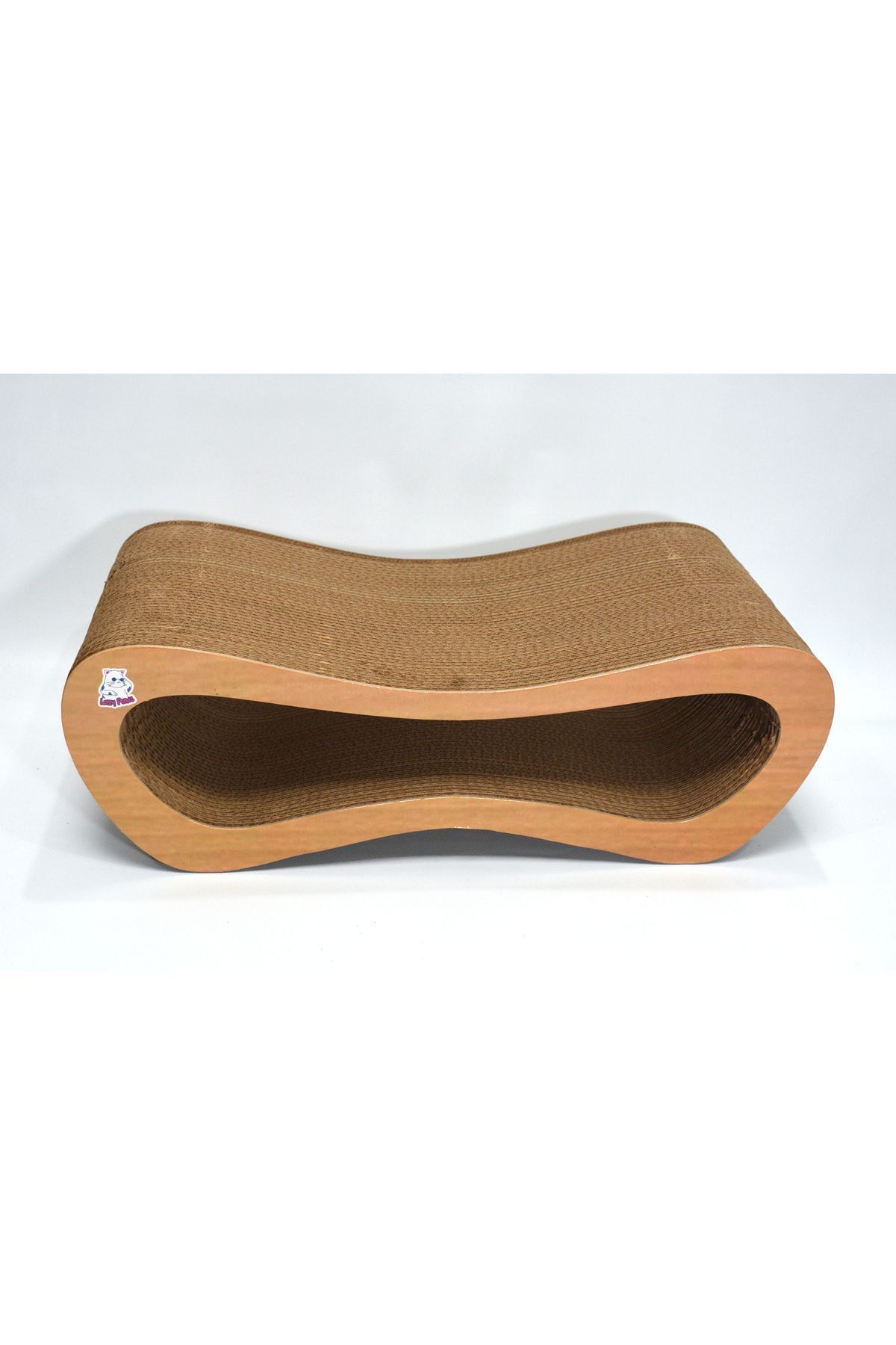 Lazy Paws-Cat Scratching Sofa – Cardboard Scratching – Horizontal Scratching - Medium (51X24X17 cm) - Wood 4