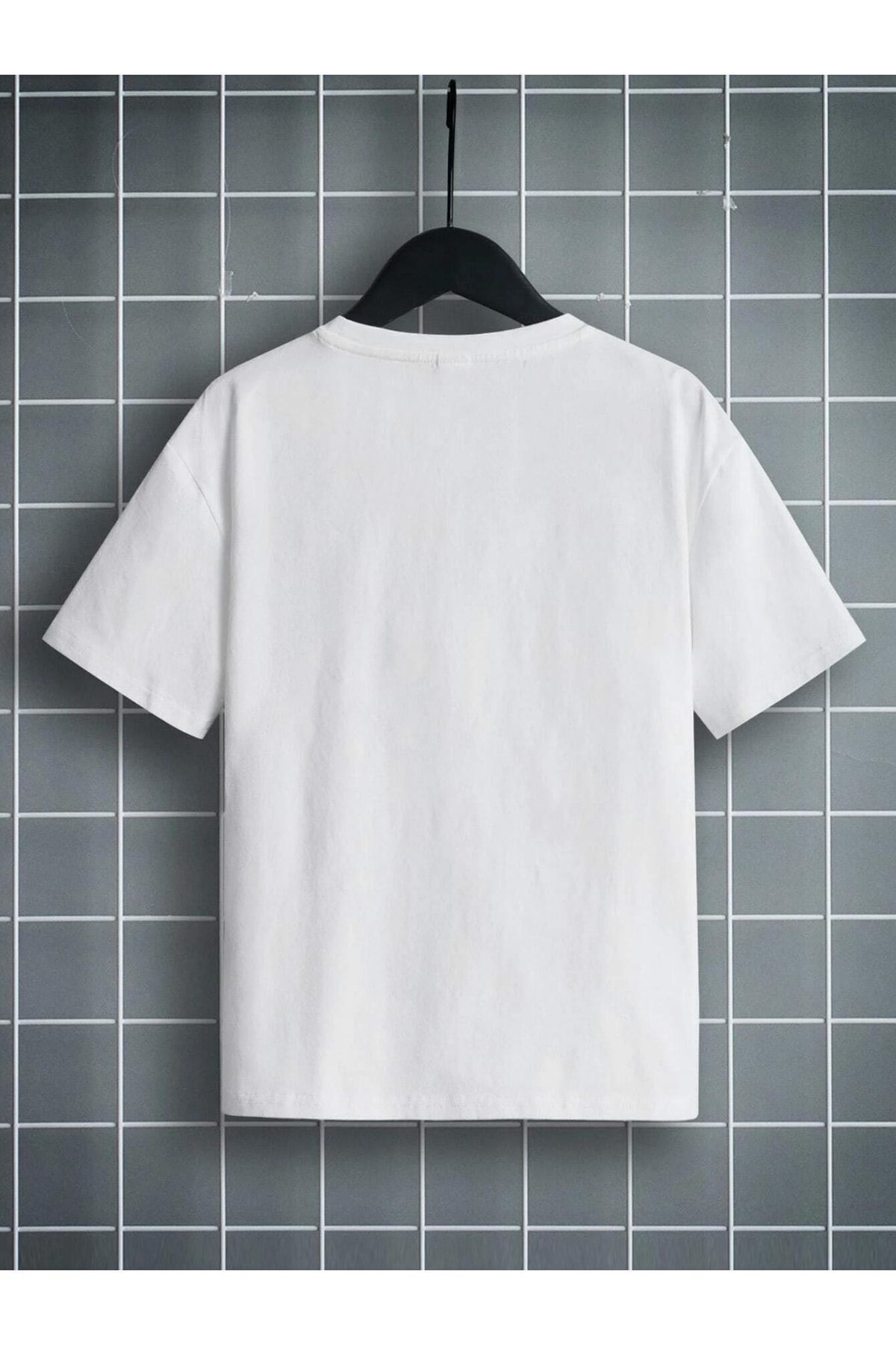 VASK Unisex Rahat Kalıp Pamuklu Baskılı Siyah Çocuk T-shirt fotoğrafı 2 (önizleme)