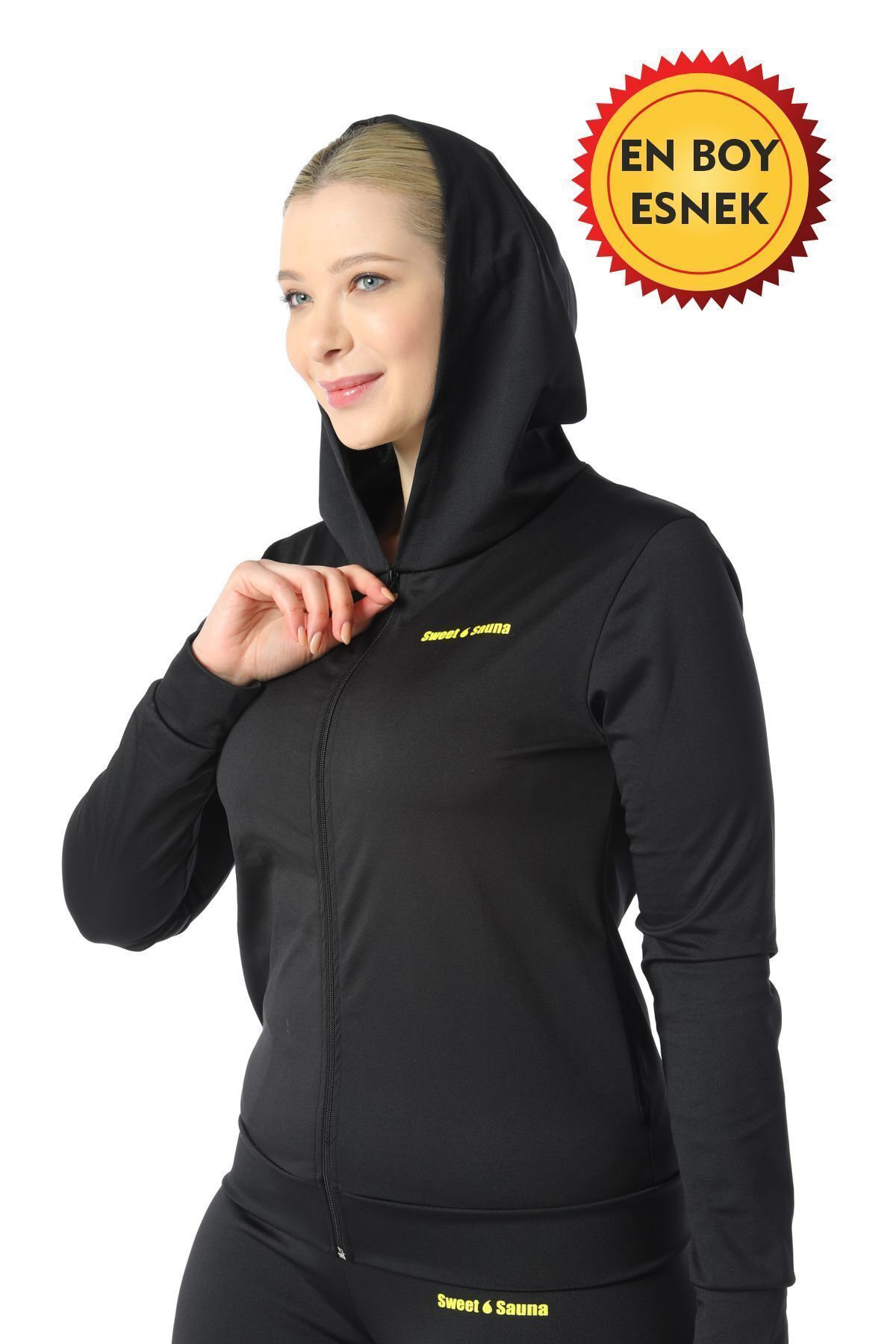 Sweet Sauna Thermal Top Sauna Zipper Hoodie and Long Sleeve Trendyol