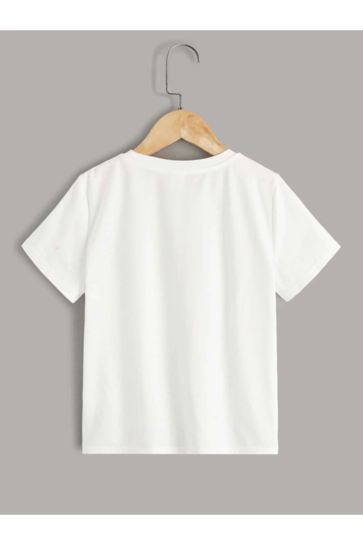 VASK Çocuk Oversize Unisex Robotıo Pamuklu Bisiklet Yaka Tişört fotoğrafı 2 (önizleme)