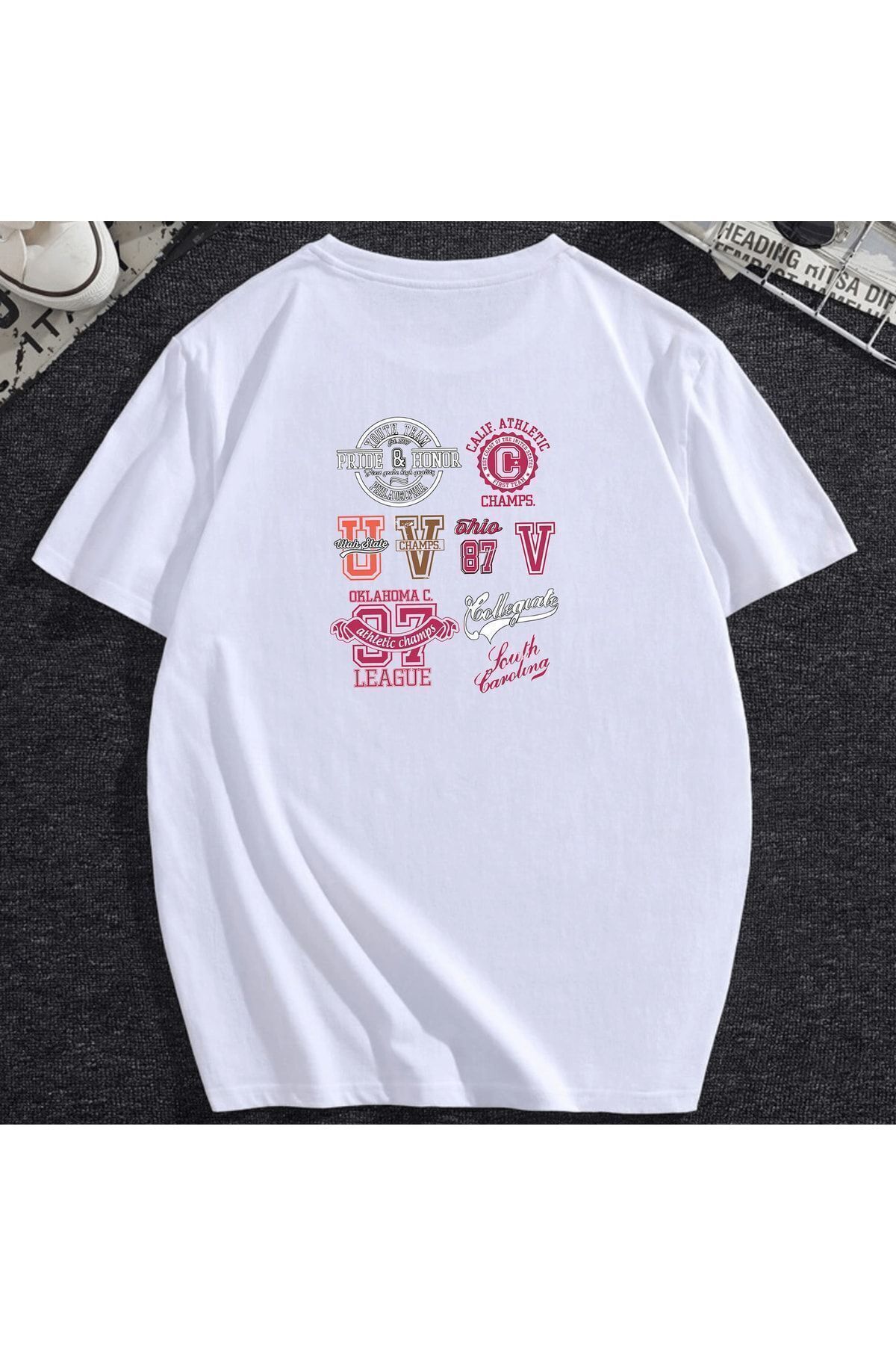 MODADEER-Unisex Multiple Back Print Oversize Tshirt 1