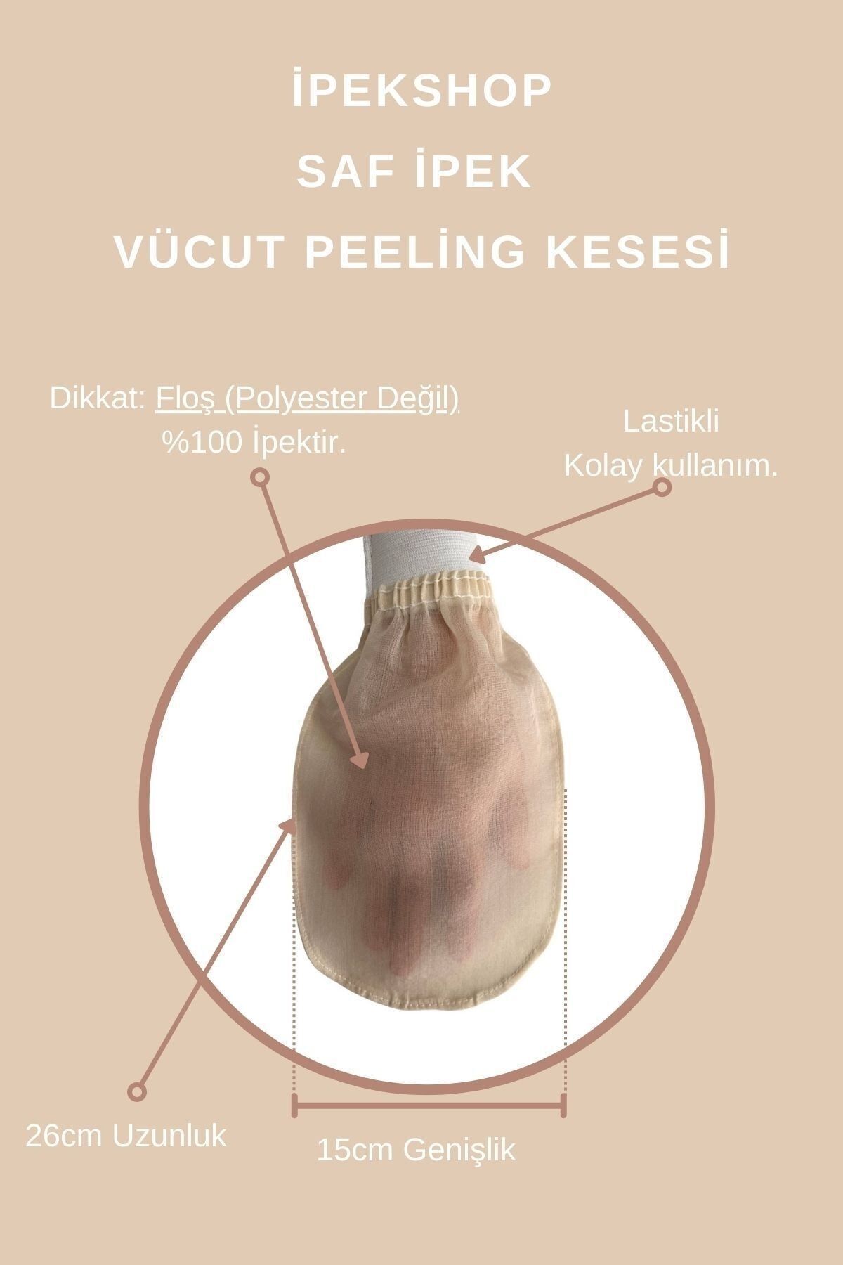 ست اسکراب لایه بردار بدن و صورت Ipekshop Elastic Pure Silk İpekshop