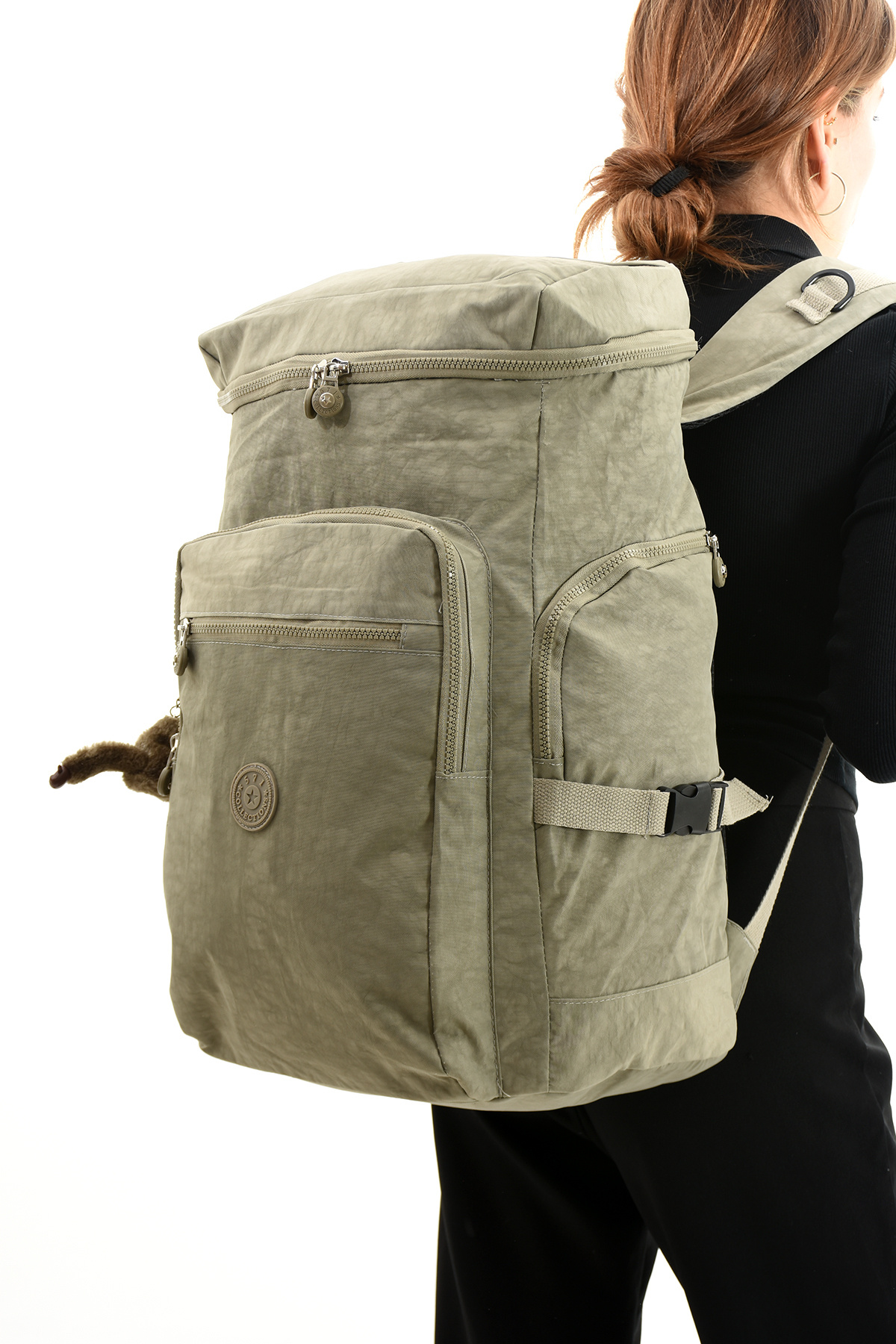 کوله پشتی زنانه قهوه ای Çanta Trend | 571-7D اورجینال - تصویر 3