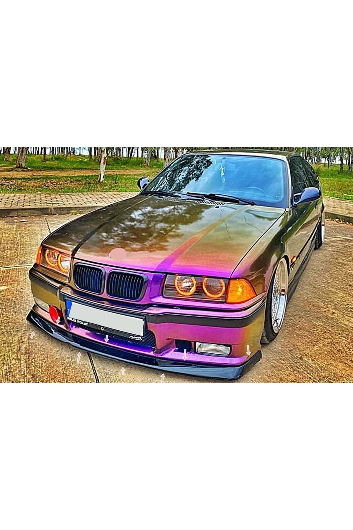OTO MOS GARAJ BMW E36 7 CM L K ON L P F BERGLASS BOYASIZ