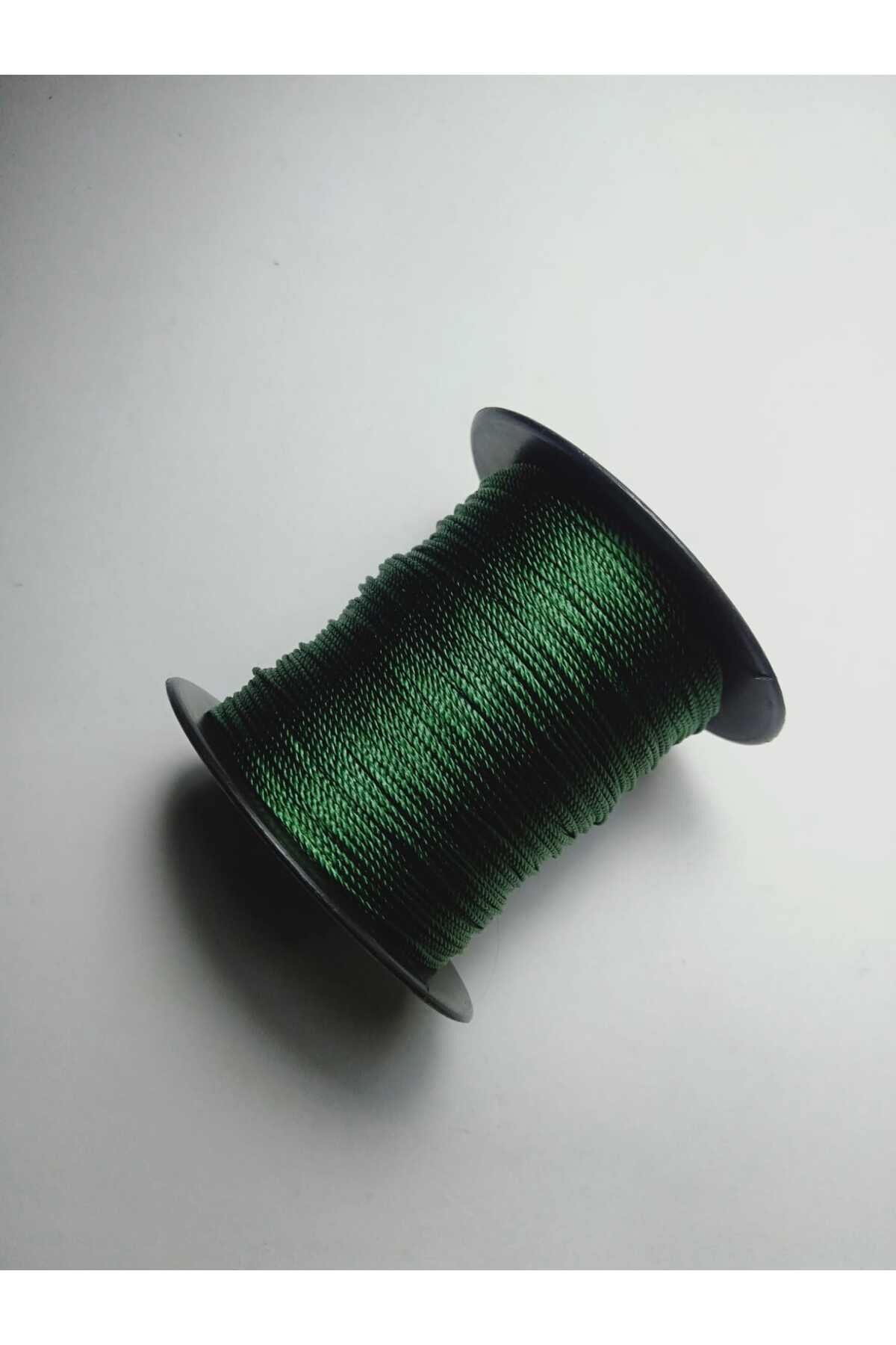 0.8 Mm 100 Metre Tesbih İpi Yeşil Renk