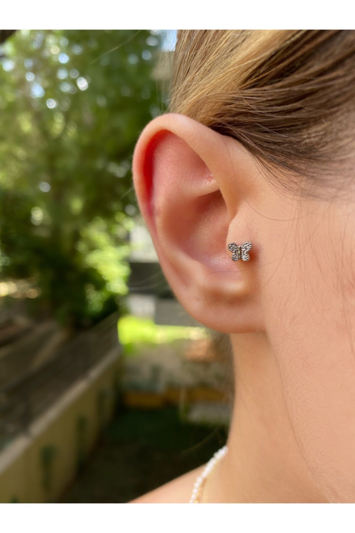 Butterfly cheap tragus earring