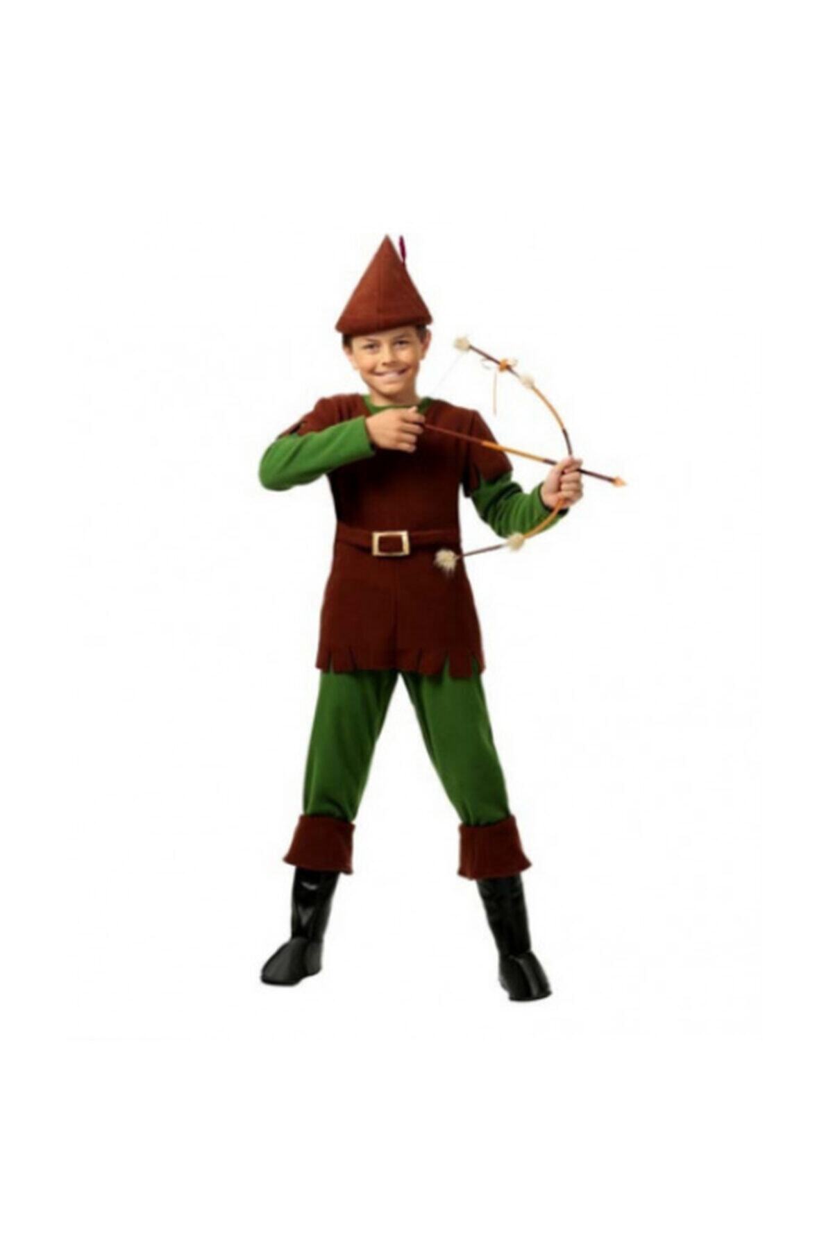 MY Kostüm Erkek Çocuk Kahverengi Robin Hood Kostümü